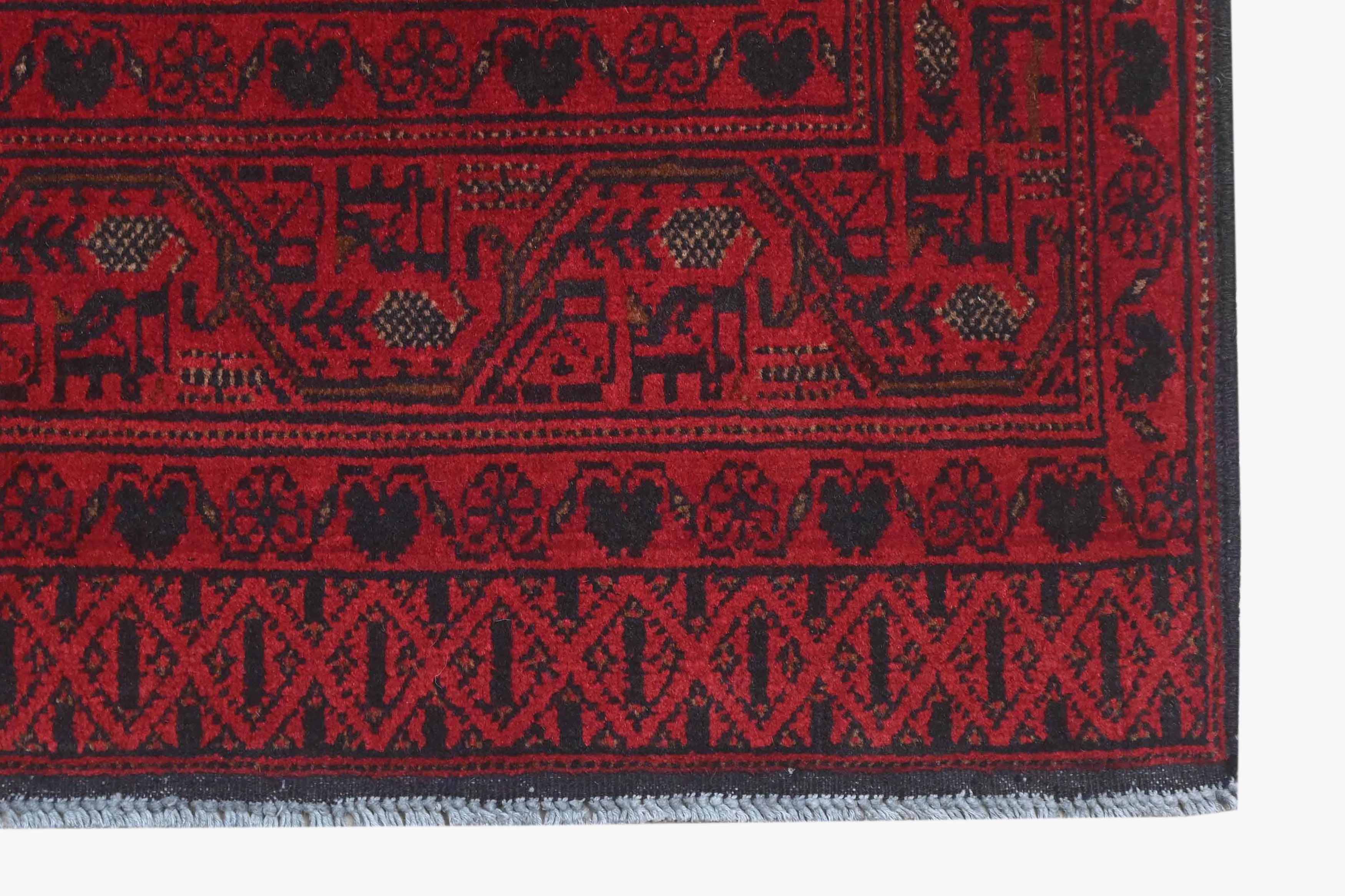 Khal Mohammadi Red Rug PC 57748 - 1.92m X 1.26m