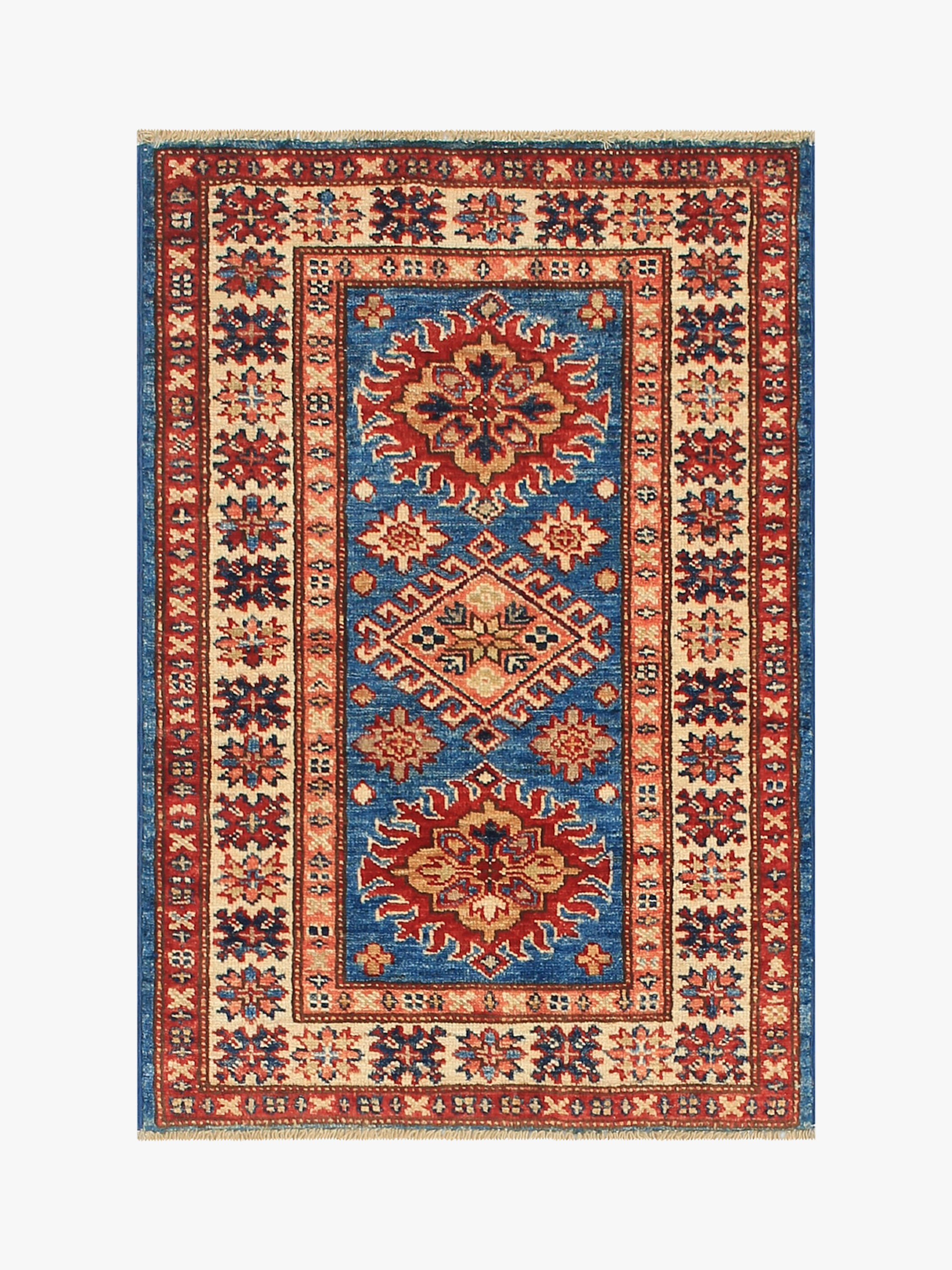 Supreme Kazak Blue Rug PC 54394 - 0.88m X 0.60m