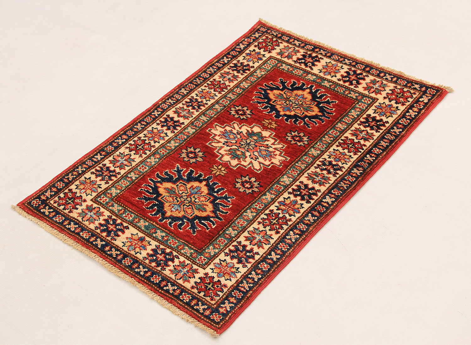 Supreme Kazak Red Rug PC 54404 - 0.91m X 0.62m