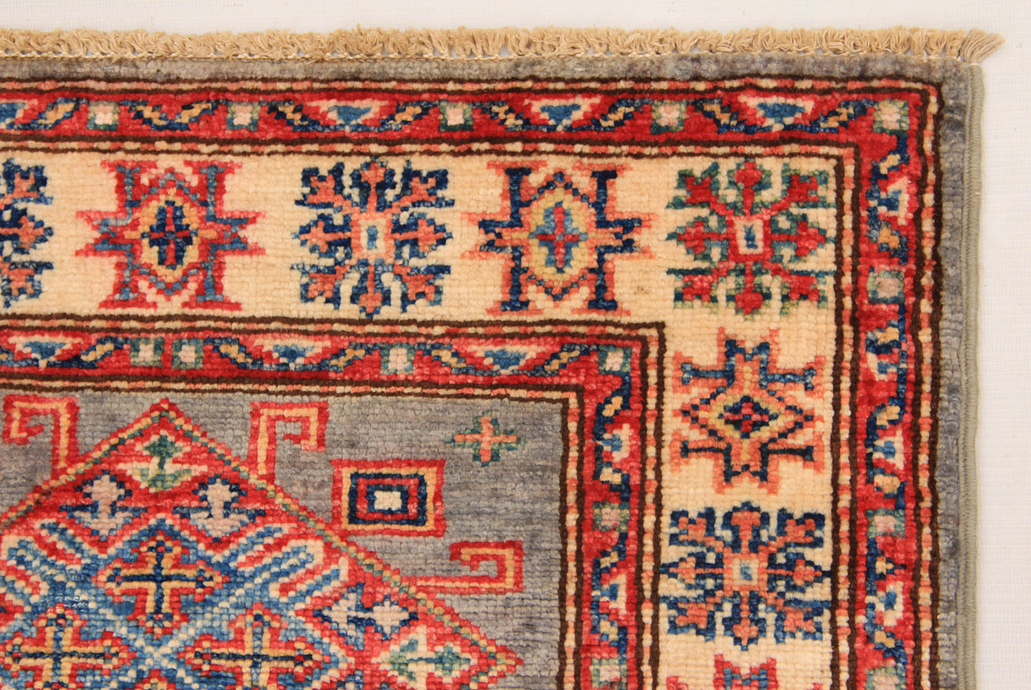 Supreme Kazak Grey Rug PC 54396 - 0.92m X 0.62m