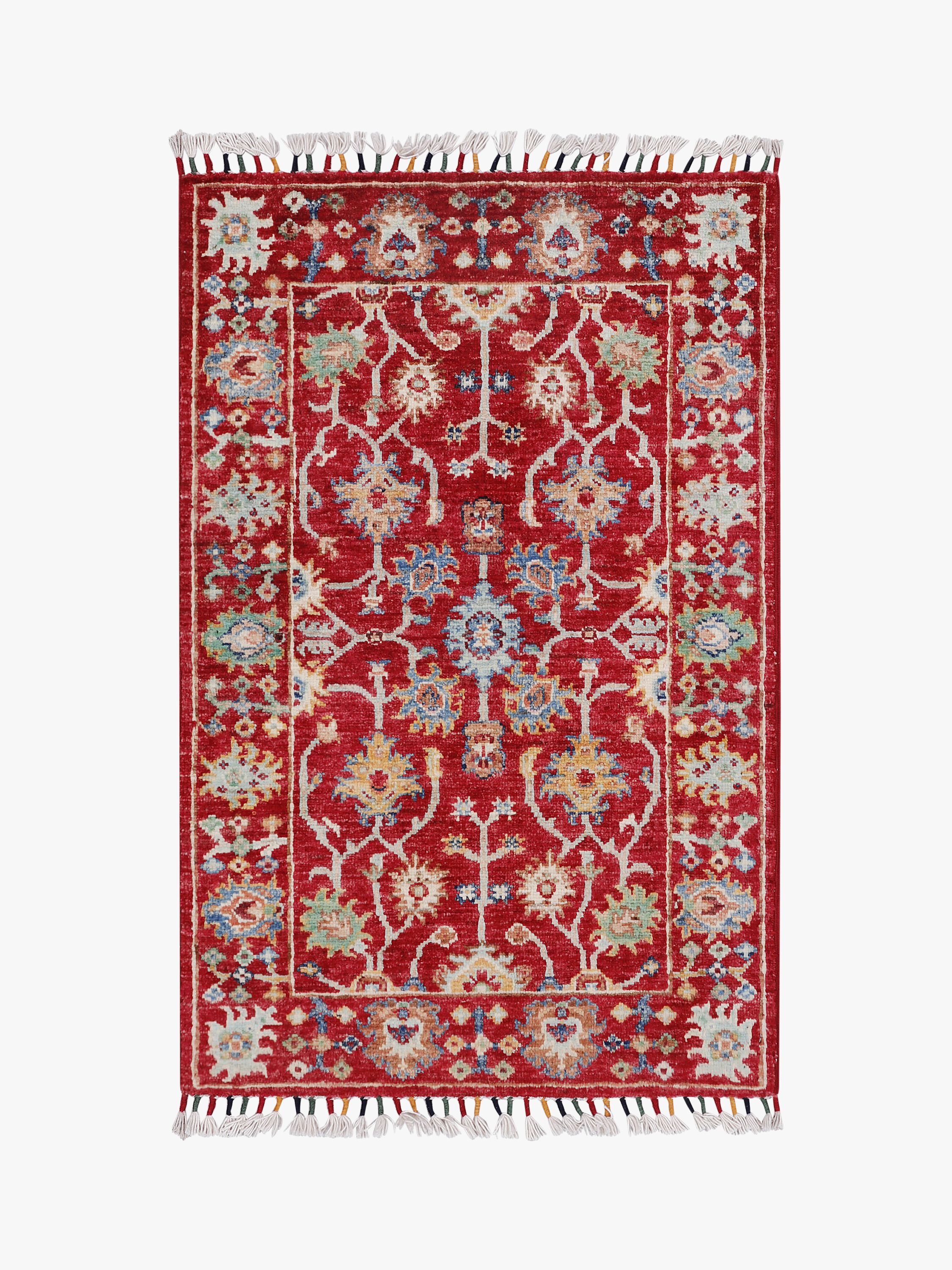 Sultani Red Rug PC 56759 - 0.99m X 0.61m