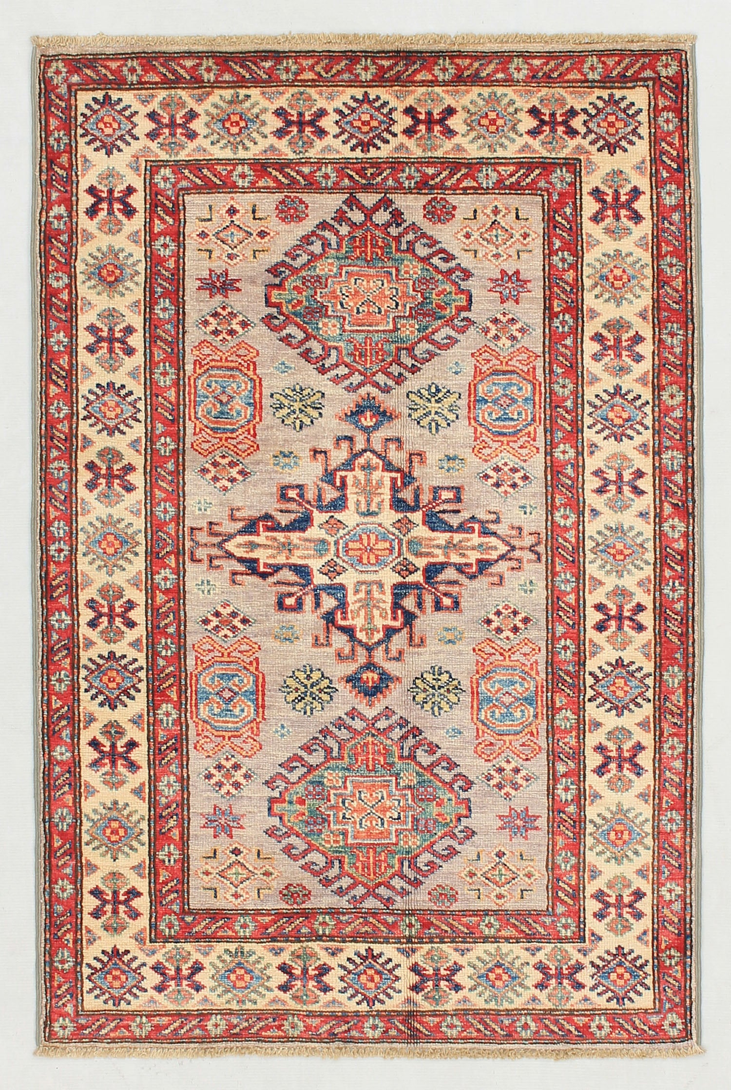 Supreme Kazak Grey Rug PC 54447 - 1.19m X 0.82m