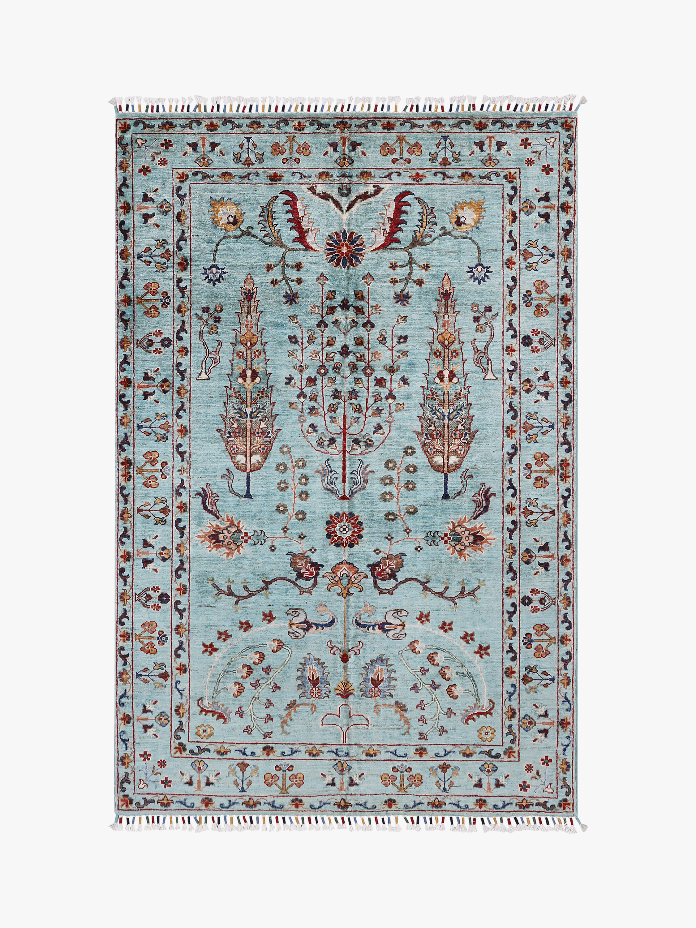 Pictorial Aqua Rug PC 56882 - 1.90m X 1.25m