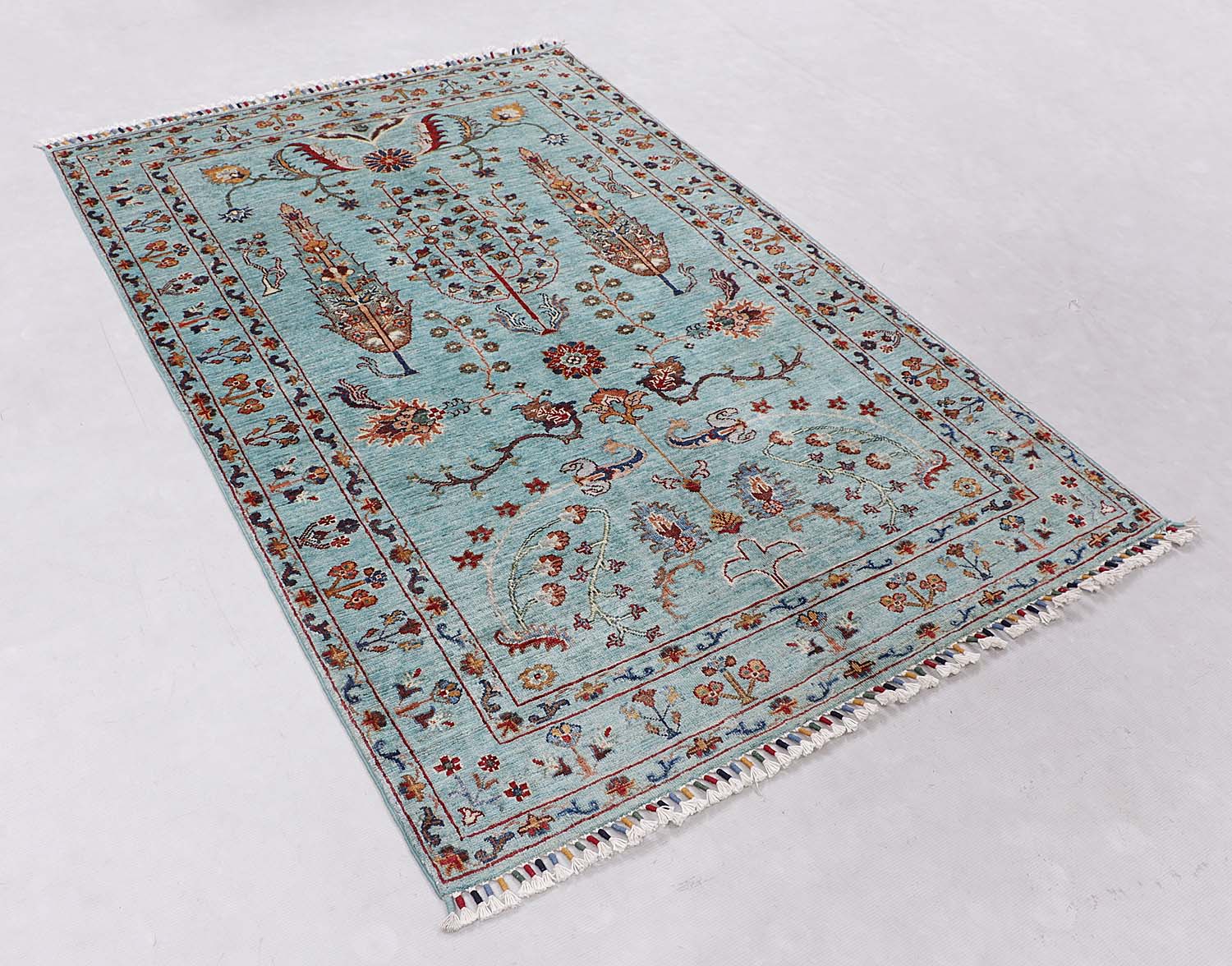Pictorial Aqua Rug PC 56882 - 1.90m X 1.25m
