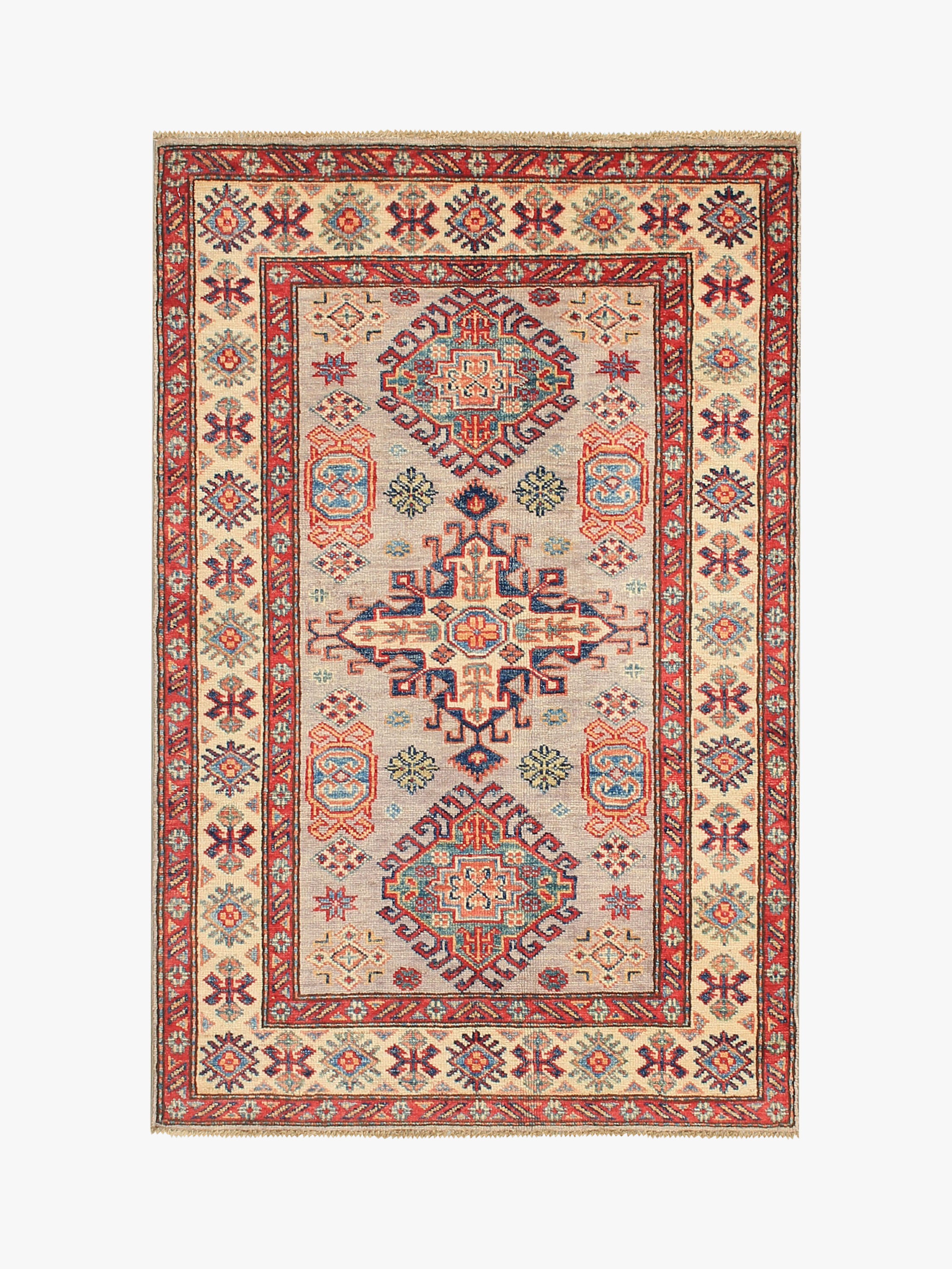 Supreme Kazak Grey Rug PC 54446 - 1.20m X 0.80m