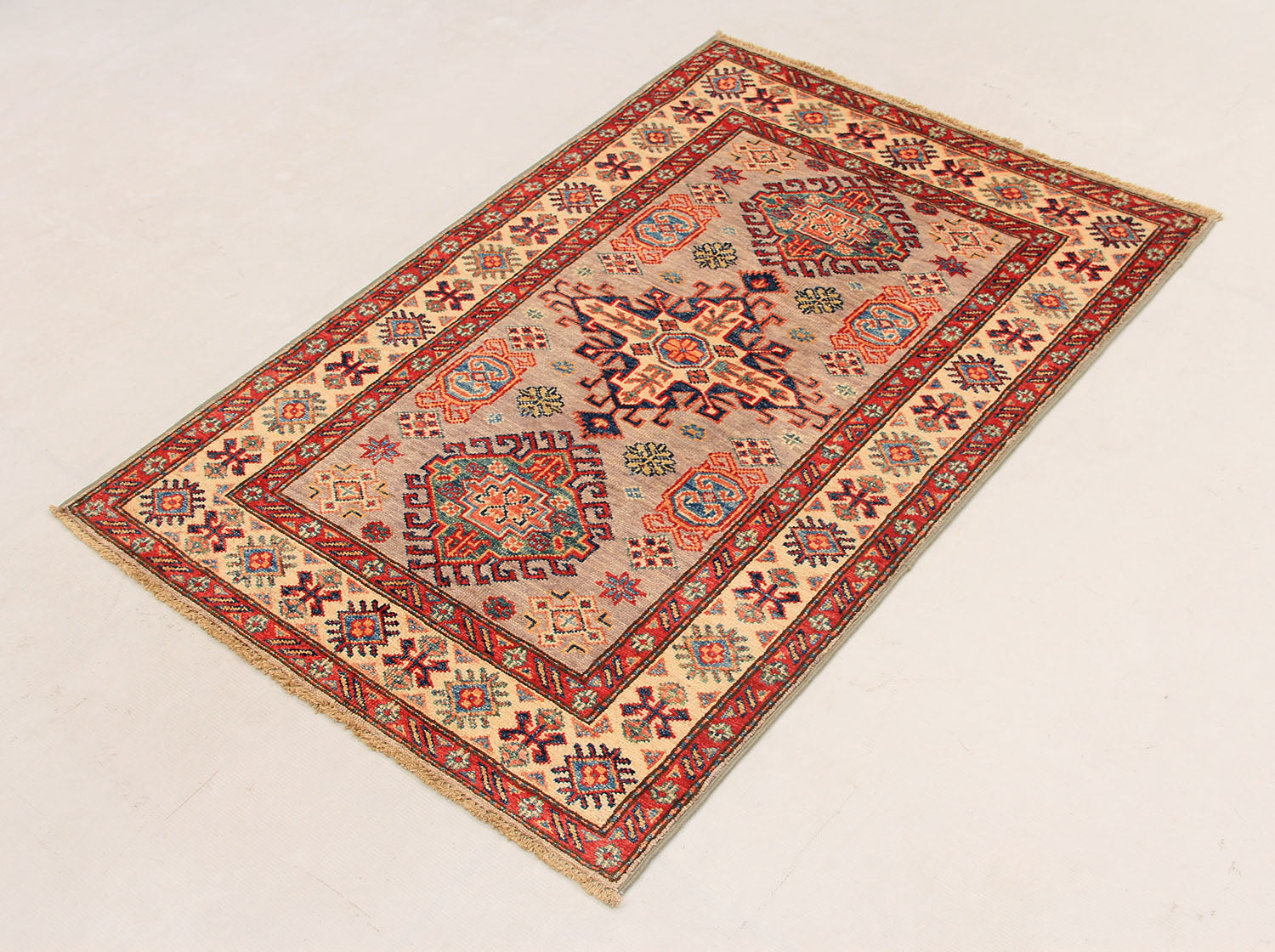Supreme Kazak Grey Rug PC 54446 - 1.20m X 0.80m