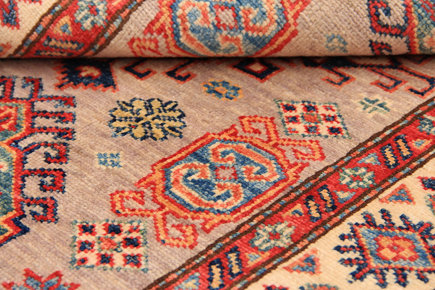 Supreme Kazak Grey Rug PC 54446 - 1.20m X 0.80m