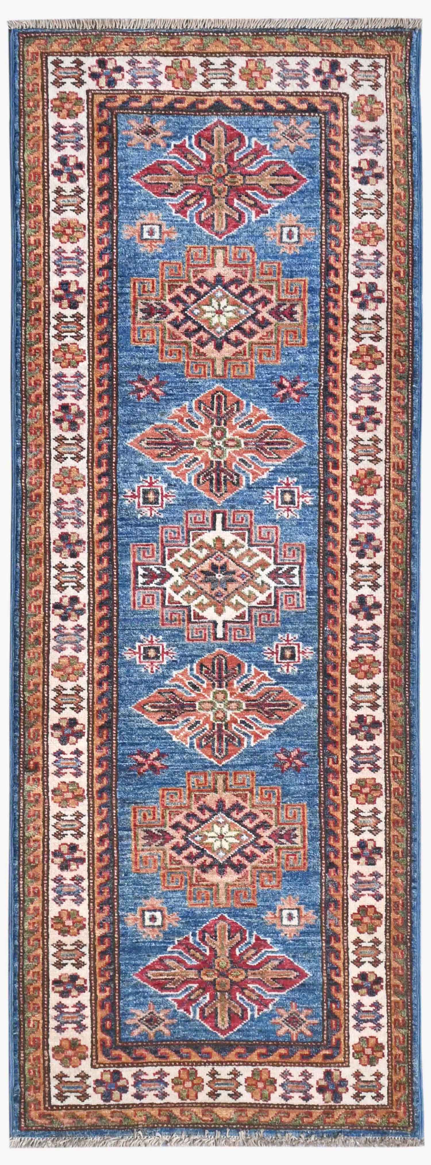 Supreme Kazak Blue Rug PC 56111 - 1.62m X 0.60m