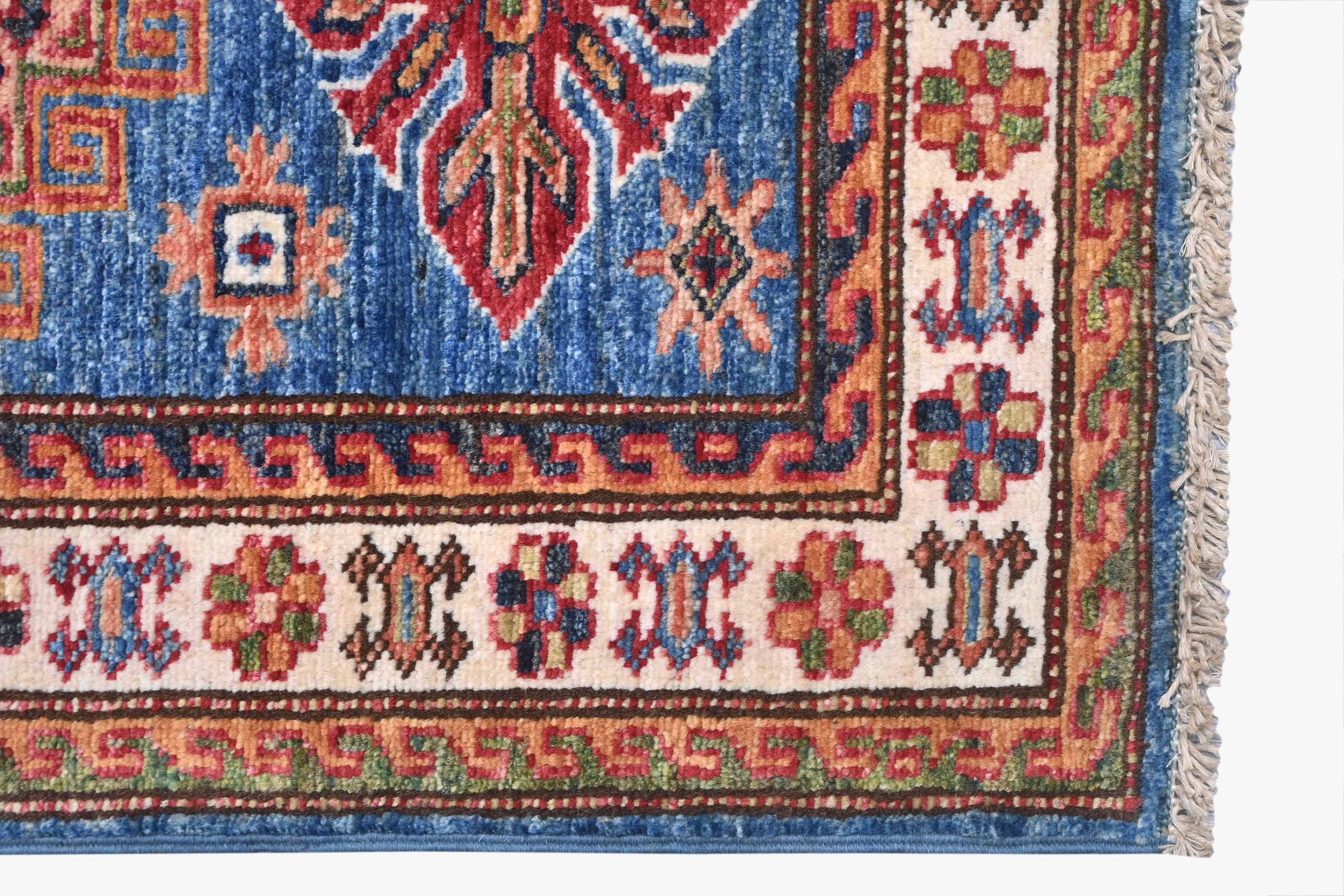 Supreme Kazak Blue Rug PC 56111 - 1.62m X 0.60m