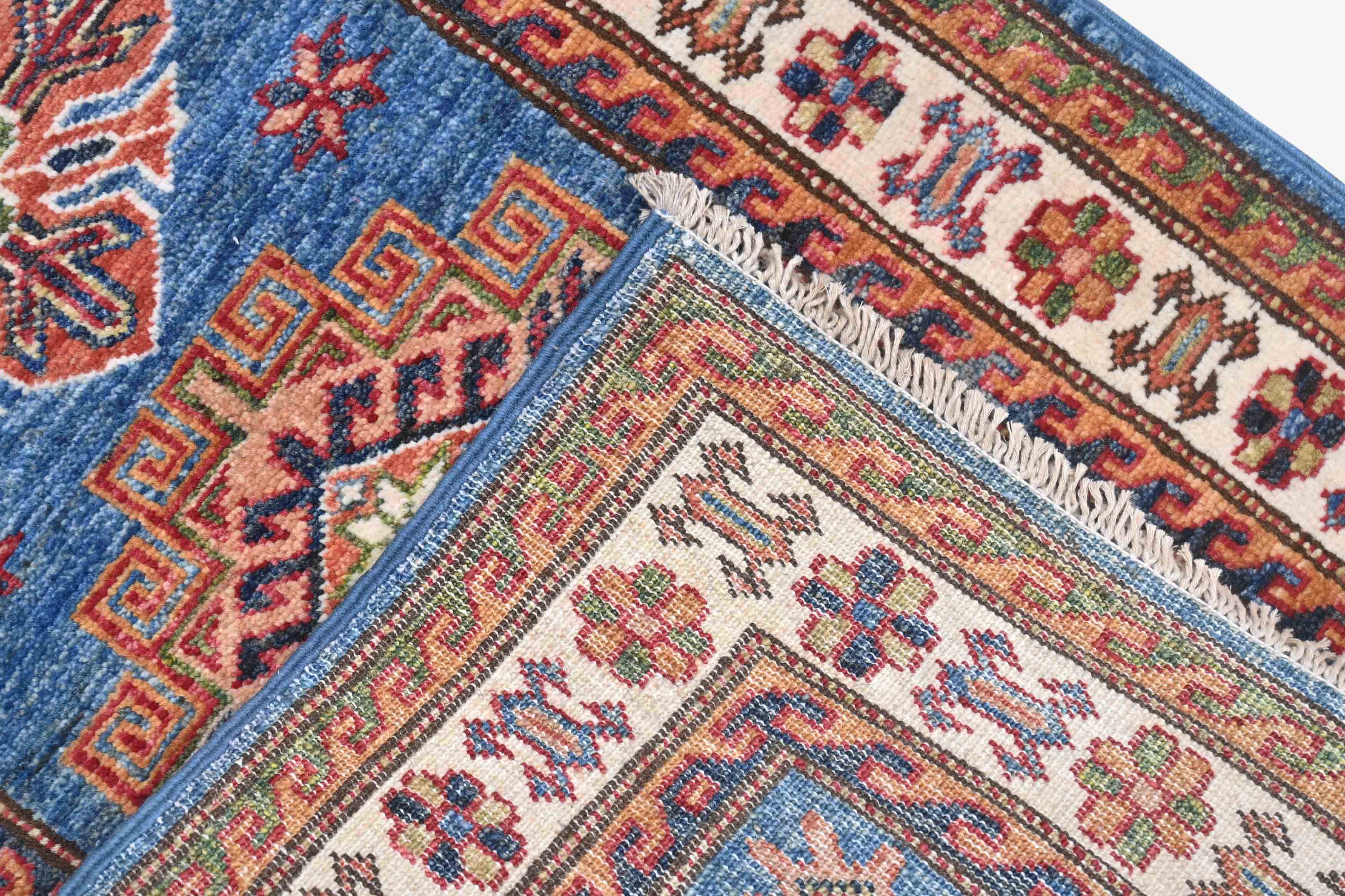 Supreme Kazak Blue Rug PC 56111 - 1.62m X 0.60m
