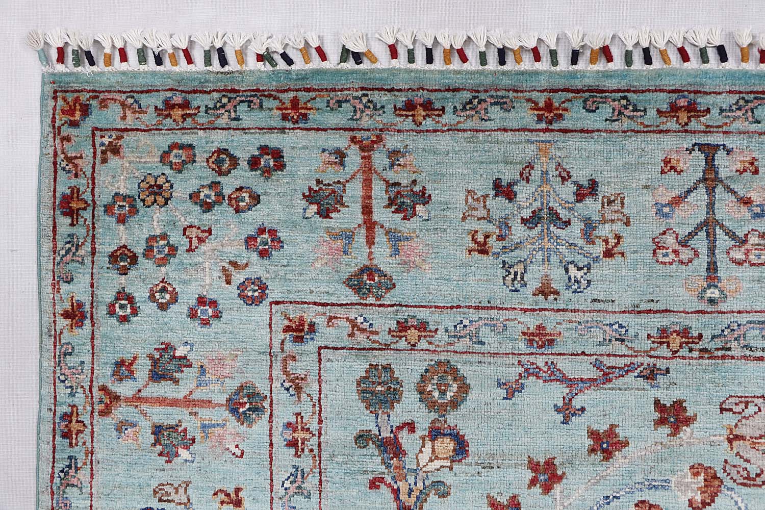 Pictorial Aqua Rug PC 56855 - 2.43m X 1.77m