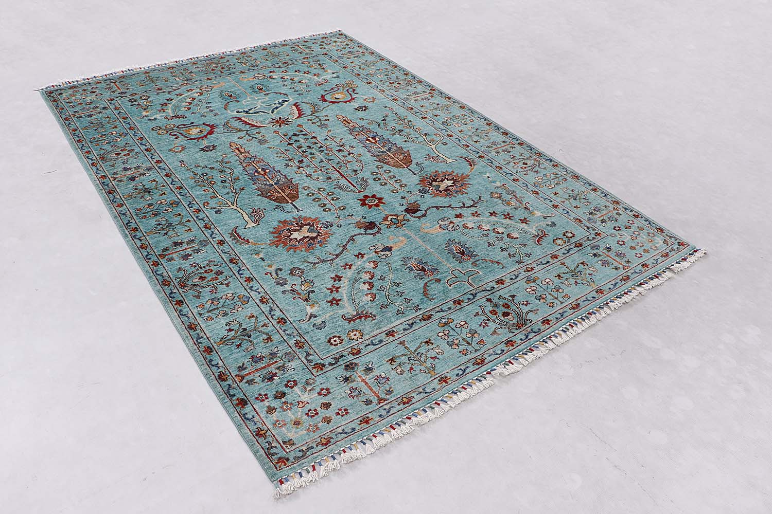 Pictorial Aqua Rug PC 56858 - 2.46m X 1.74m