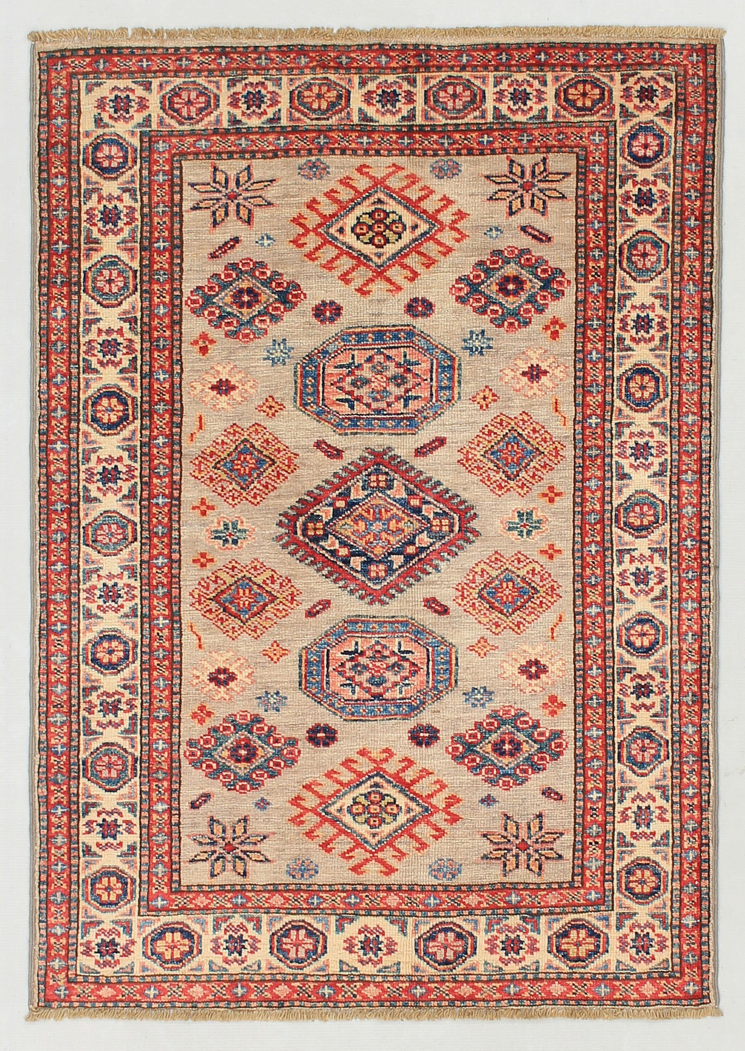 Supreme Kazak Grey Rug PC 54441 - 1.14m X 0.83m