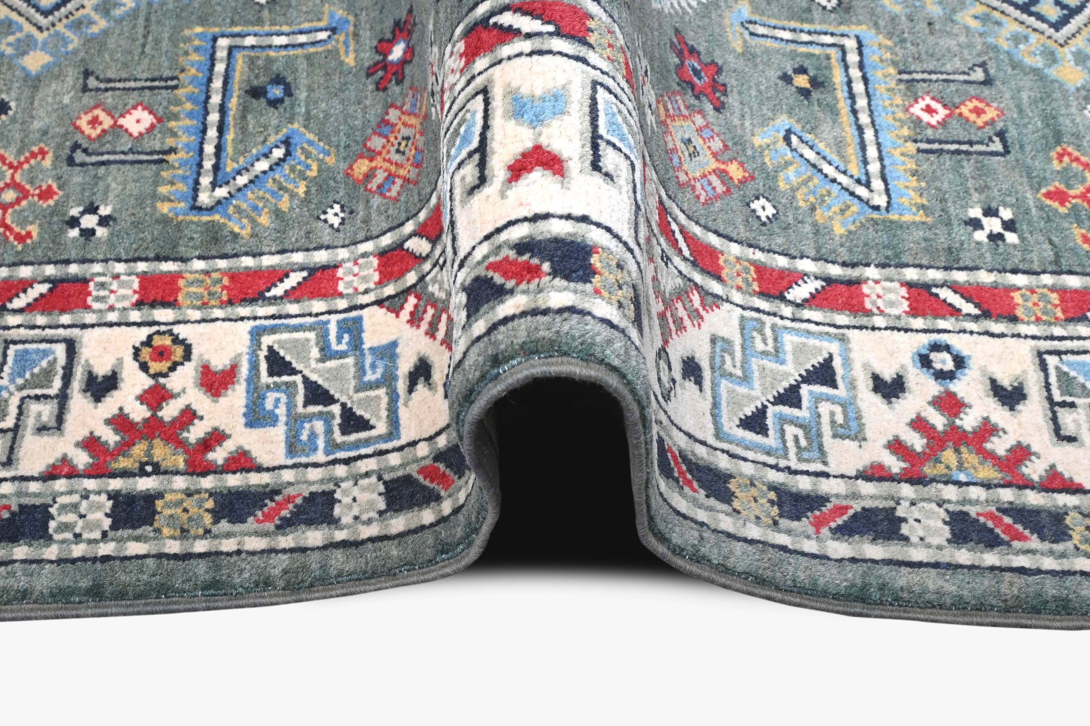 Kazak Green Rug PC 56123 - 1.82m X 1.19m