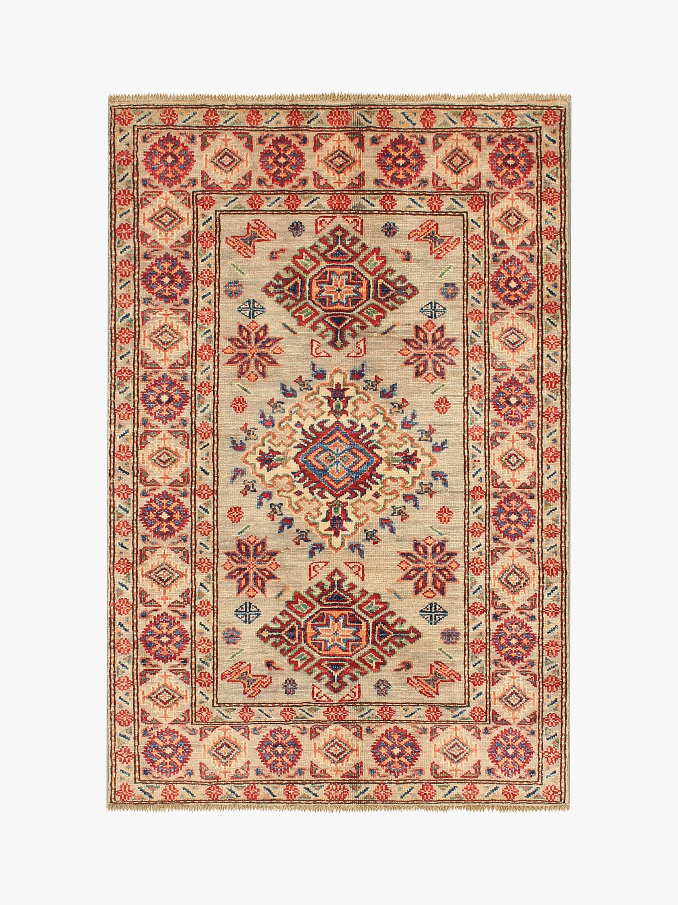 Supreme Kazak Grey Rug PC 54442 - 1.19m X 0.80m