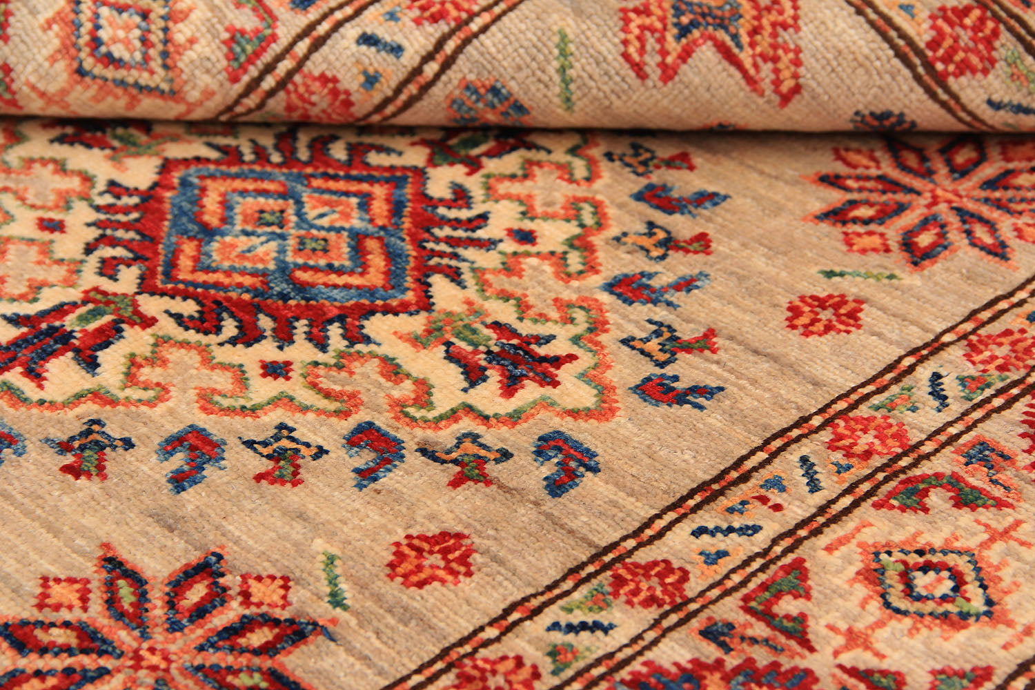 Supreme Kazak Grey Rug PC 54442 - 1.19m X 0.80m