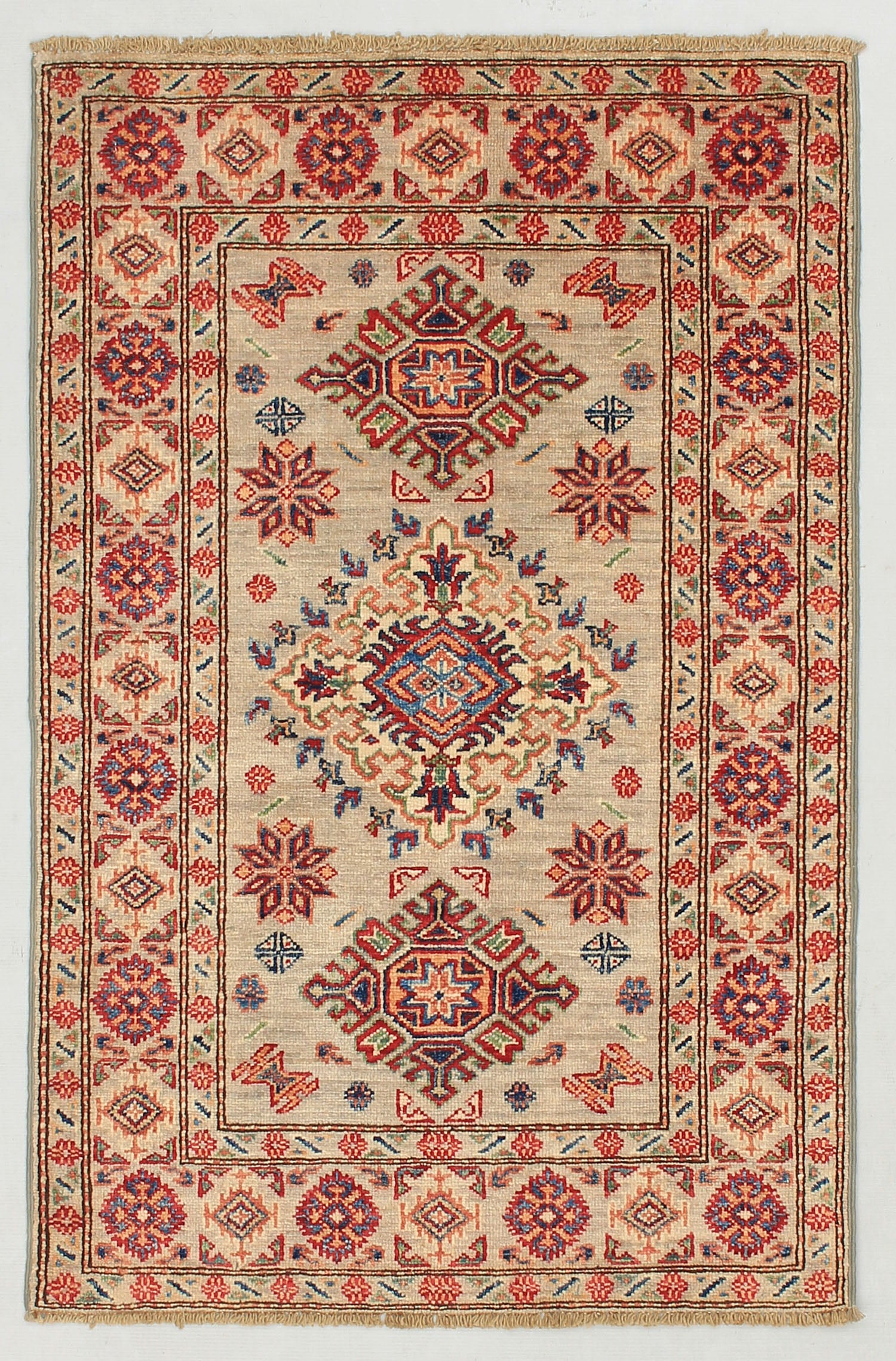 Supreme Kazak Grey Rug PC 54438 - 1.19m X 0.79m