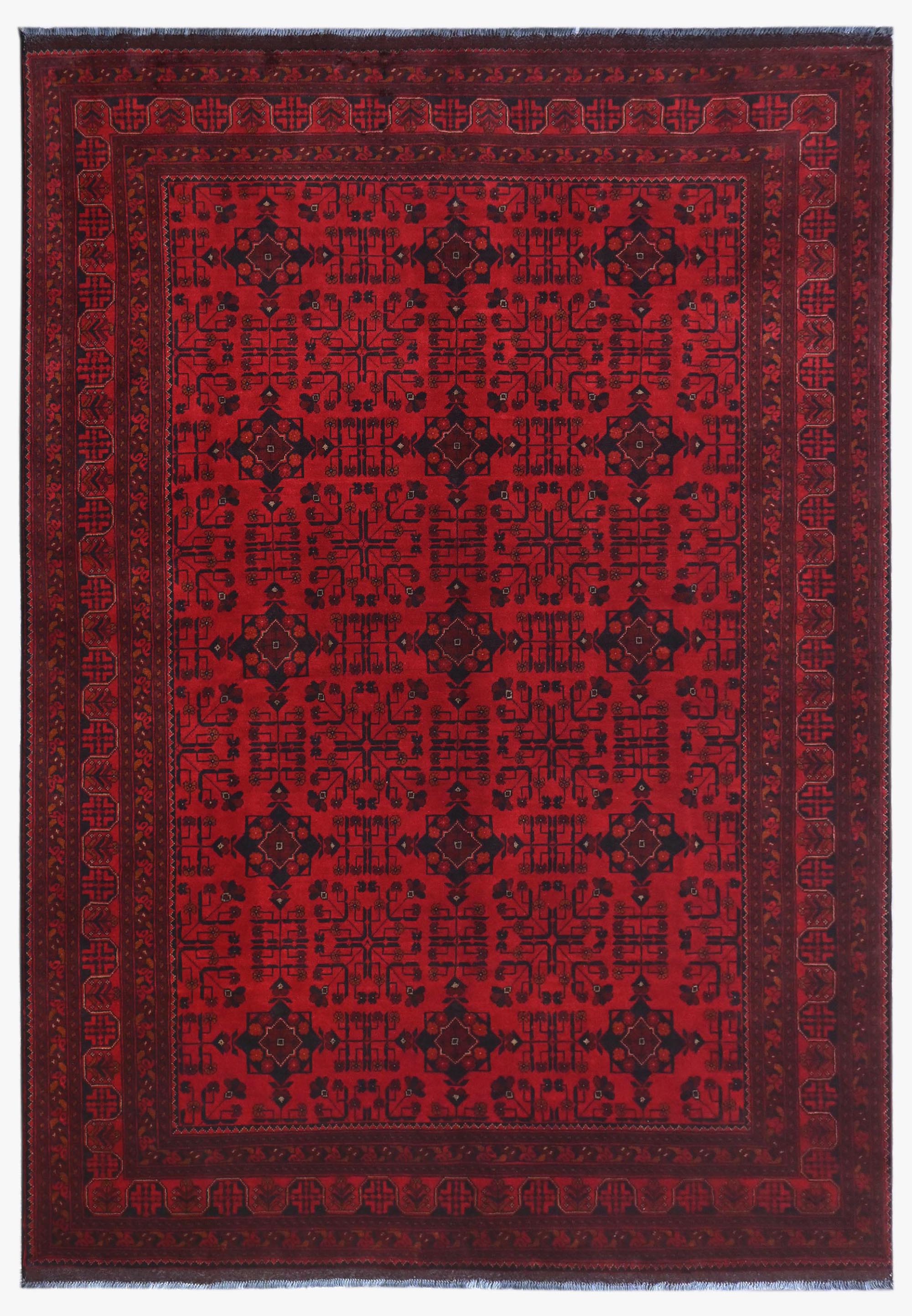 Khal Mohammadi Red Rug PC 56135 - 2.96m X 2.05m