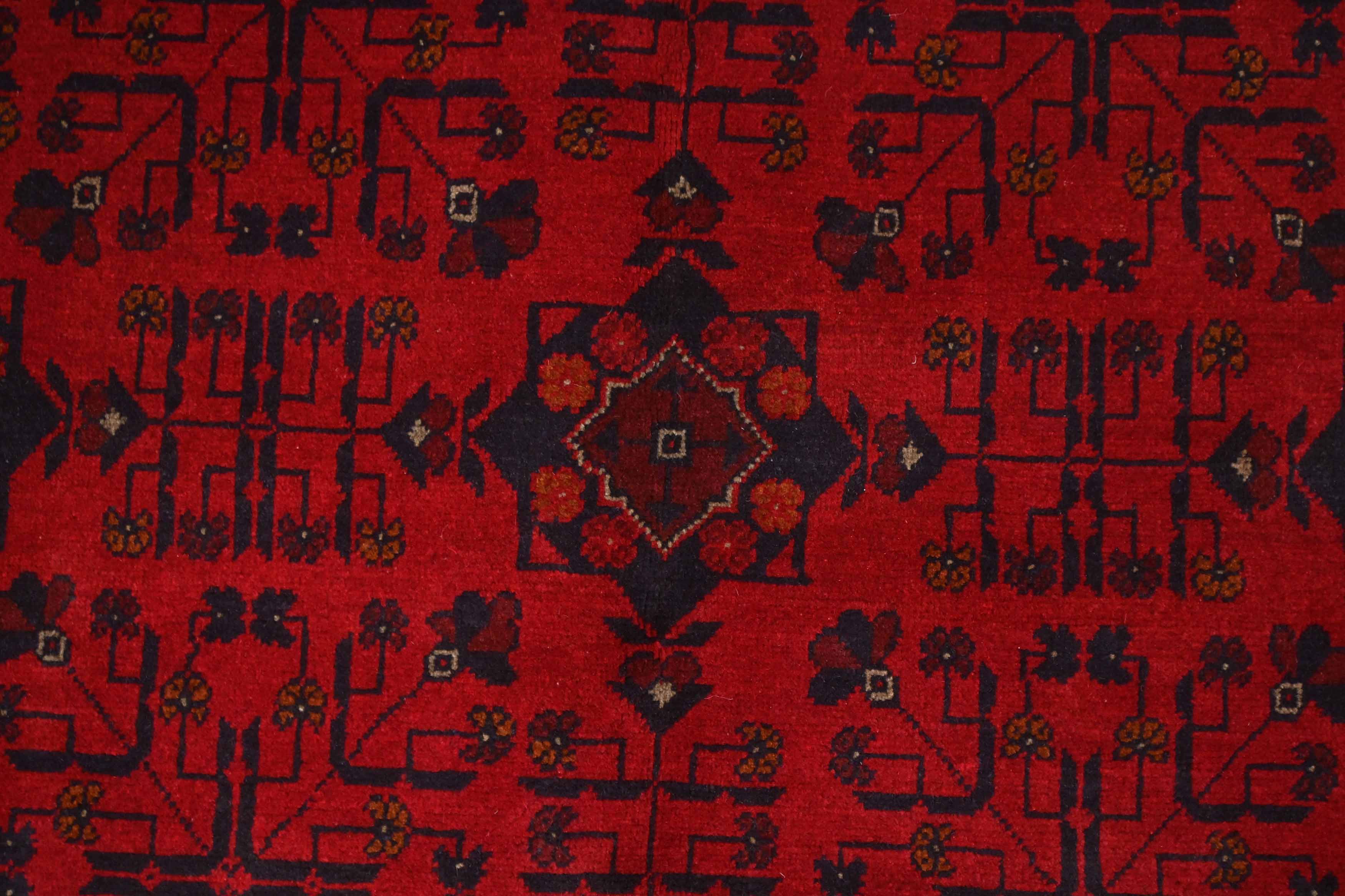Khal Mohammadi Red Rug PC 56135 - 2.96m X 2.05m