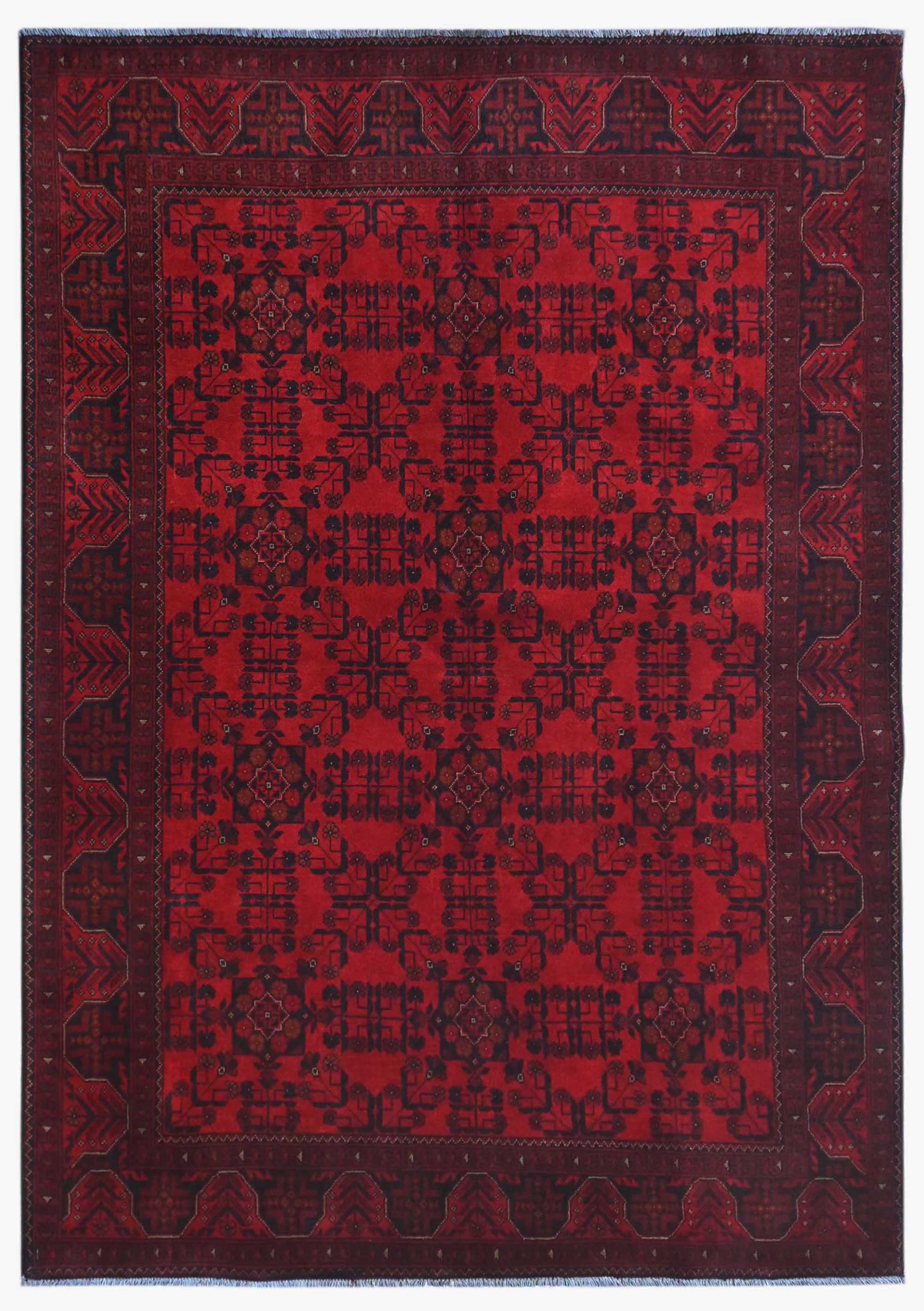 Khal Mohammadi Red Rug PC 56144 - 2.44m X 1.72m