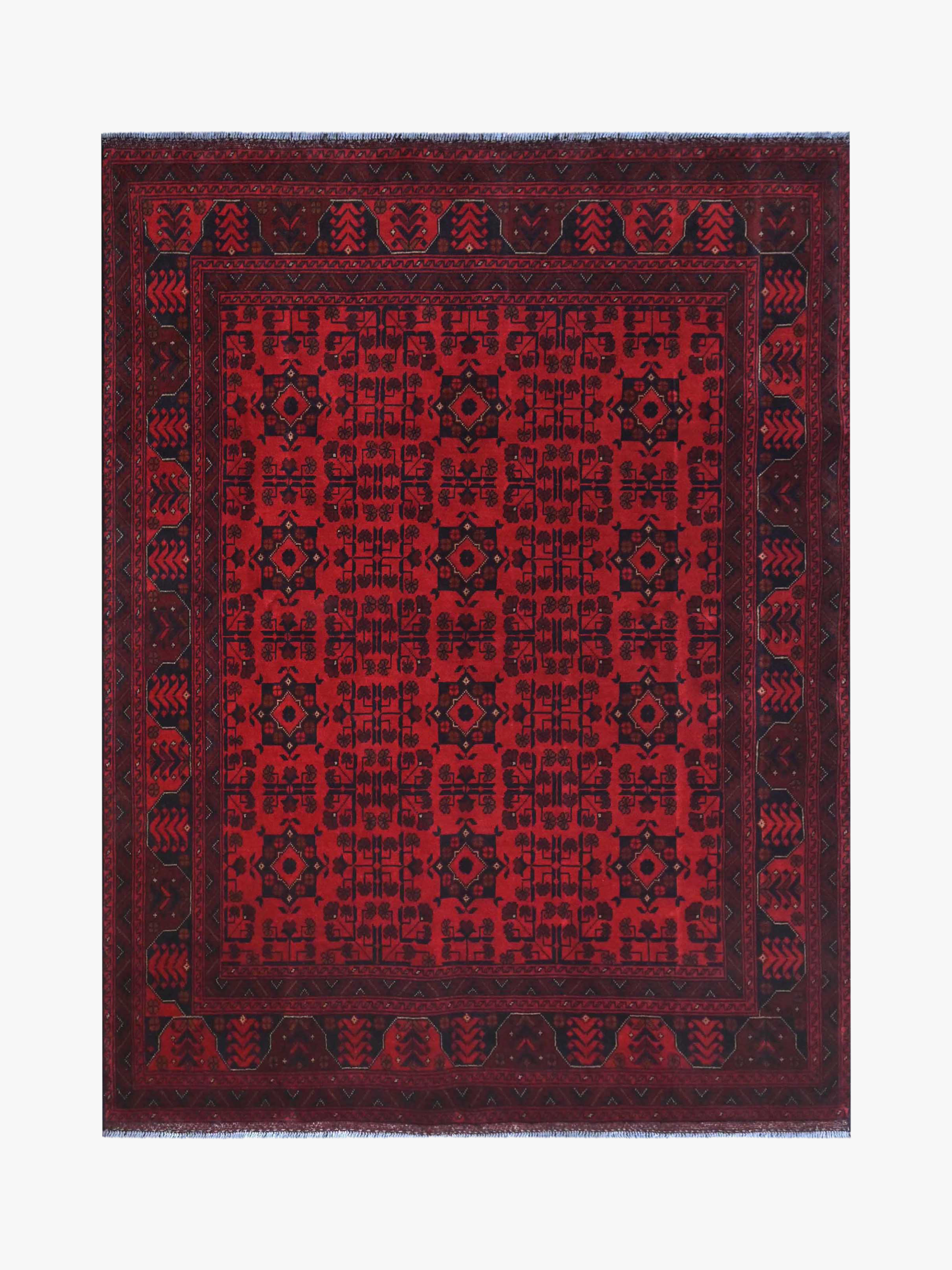 Khal Mohammadi Red Rug PC 56145 - 2.33m X 1.74m