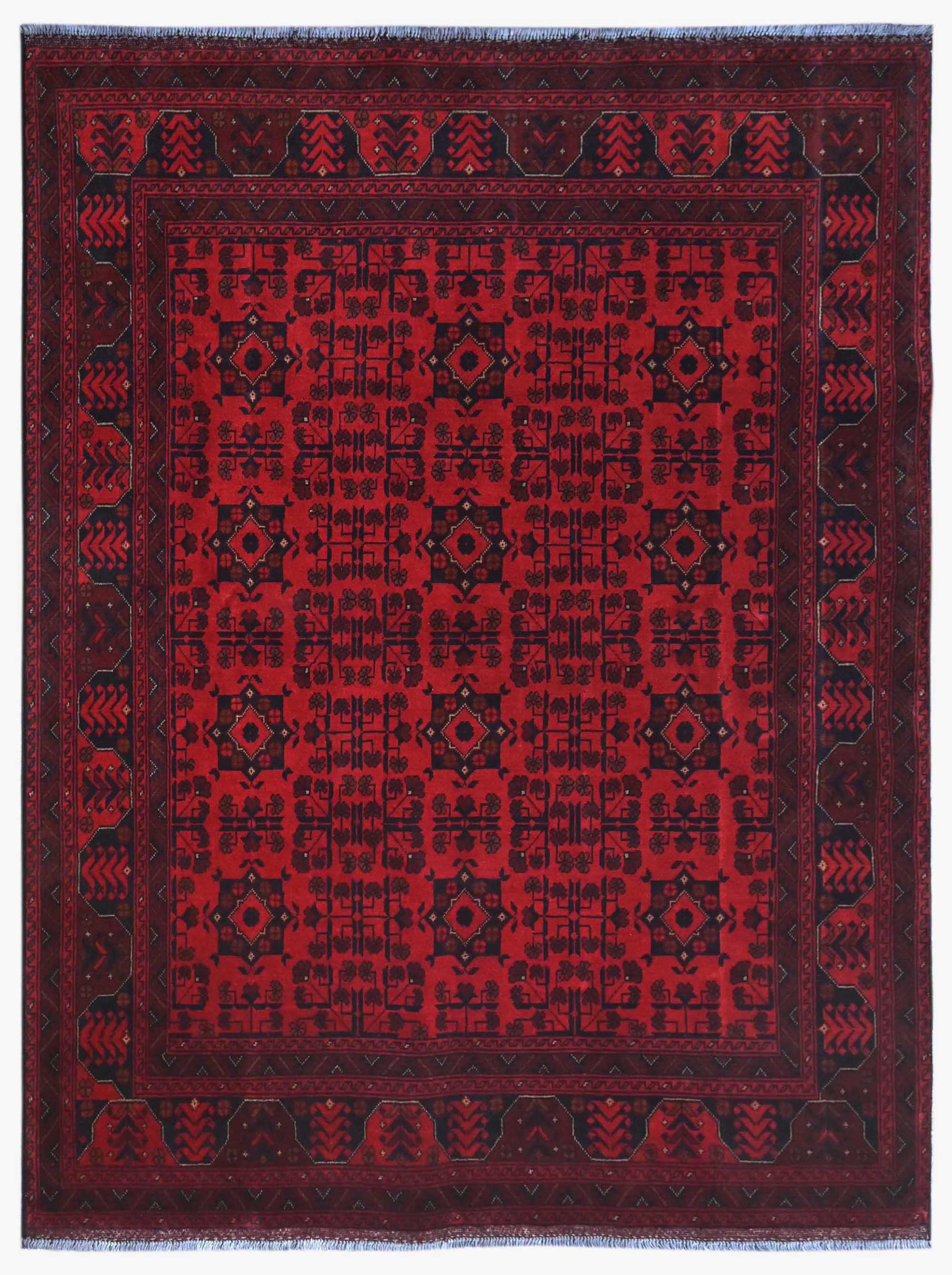 Khal Mohammadi Red Rug PC 56145 - 2.33m X 1.74m