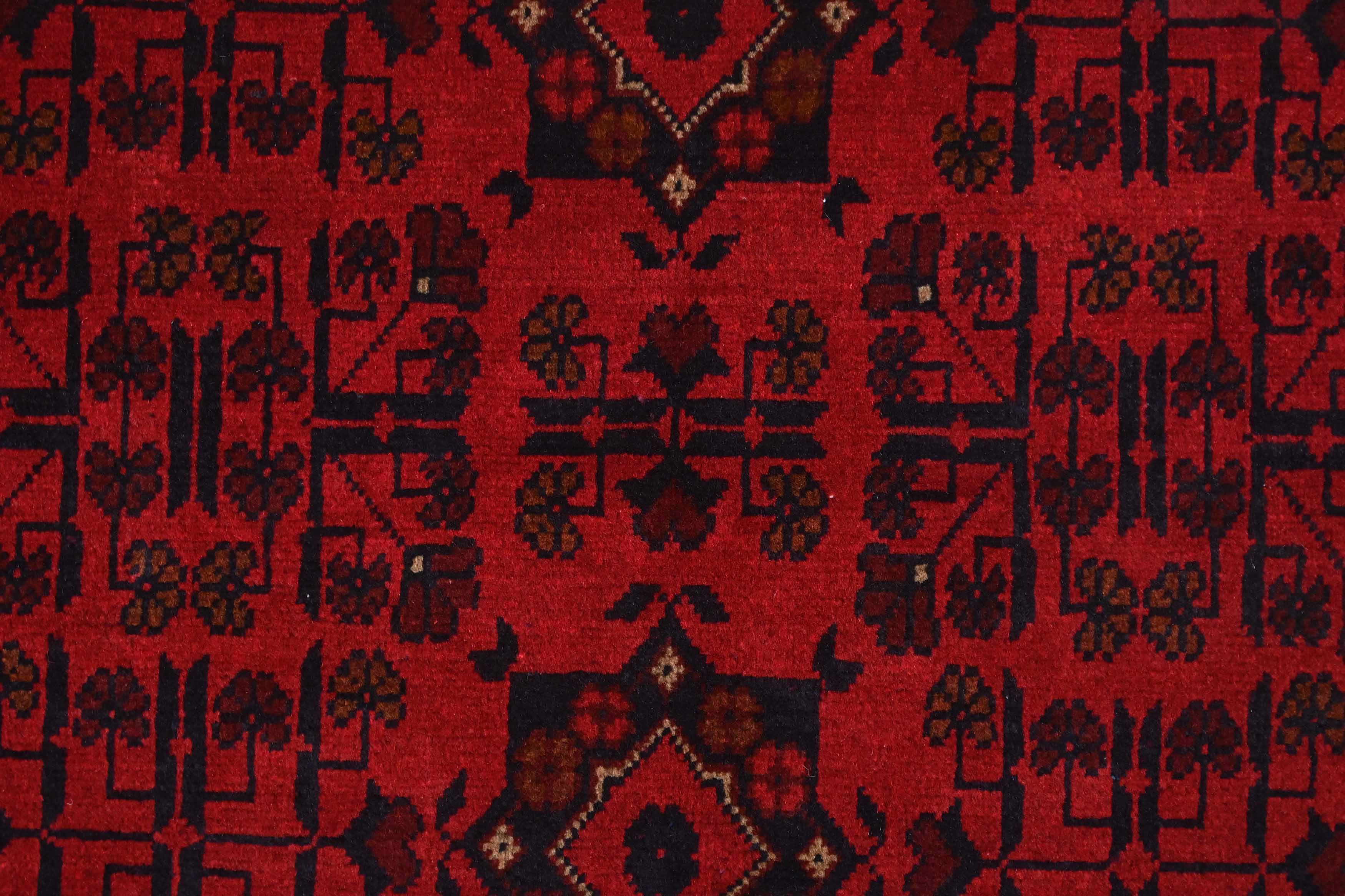 Khal Mohammadi Red Rug PC 56145 - 2.33m X 1.74m