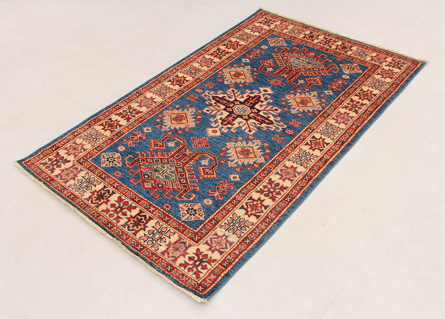 Supreme Kazak Blue Rug PC 54456 - 1.55m X 0.99m