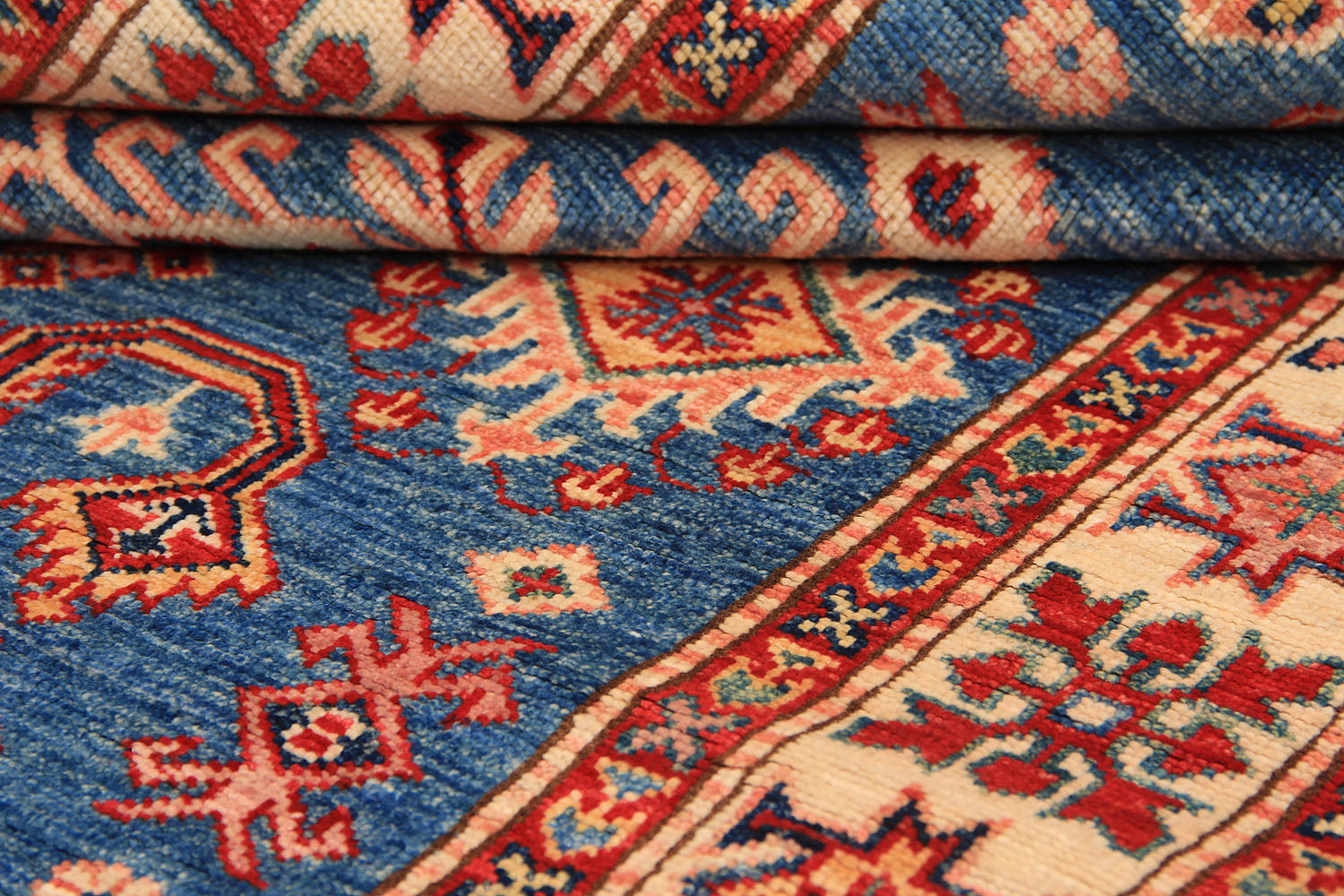 Supreme Kazak Blue Rug PC 54456 - 1.55m X 0.99m