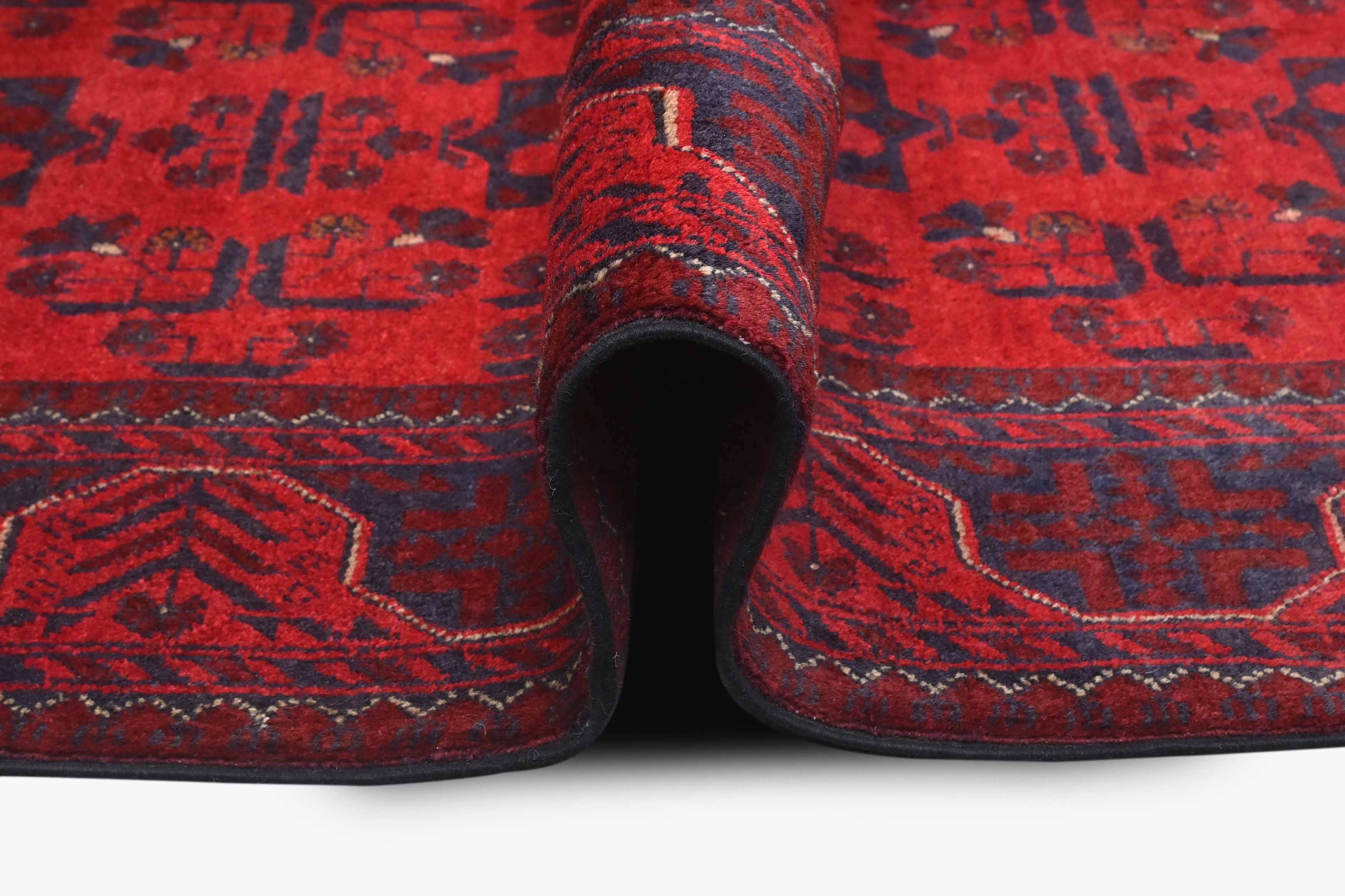 Khal Mohammadi Red Rug PC 56154 - 2.00m X 1.24m