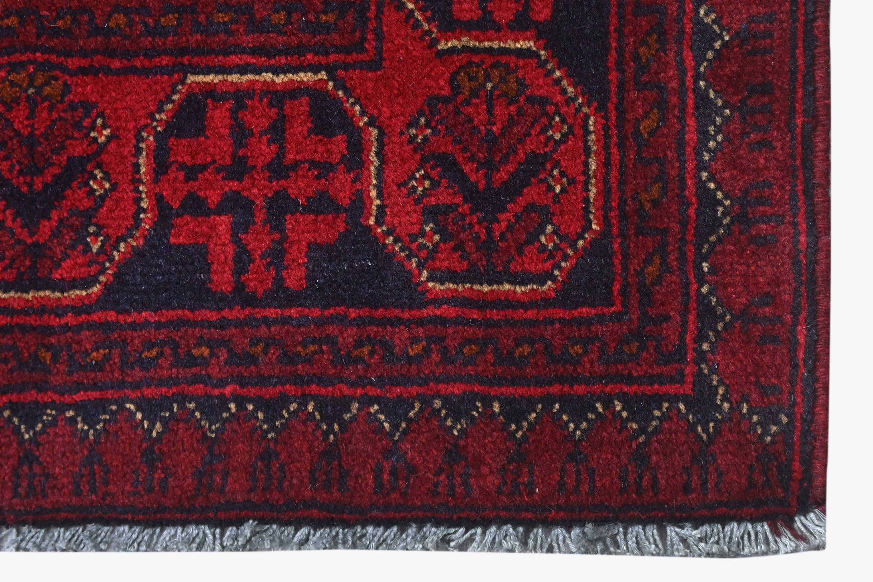 Khal Mohammadi Red Rug PC 56155 - 1.46m X 1.04m