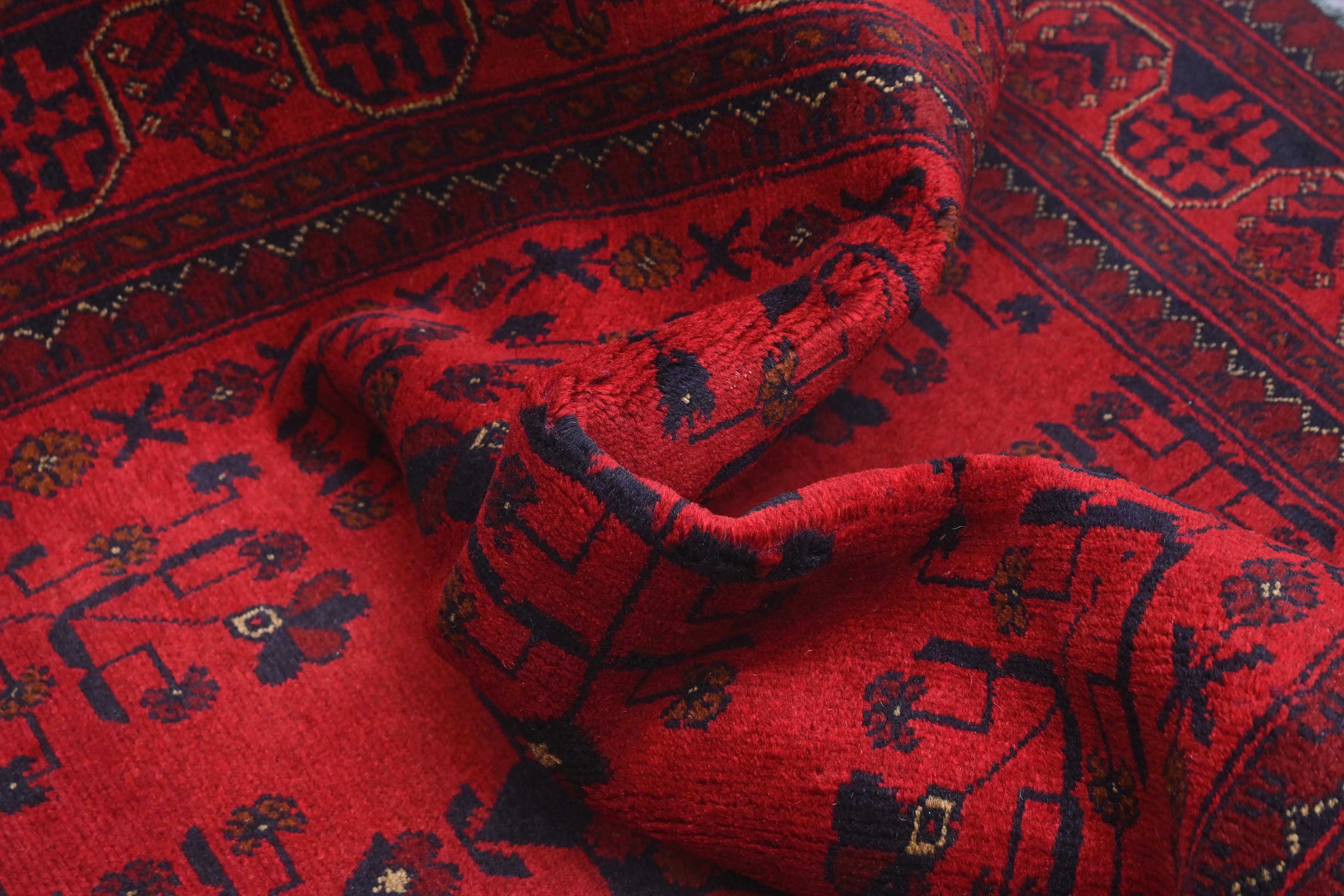 Khal Mohammadi Red Rug PC 56155 - 1.46m X 1.04m