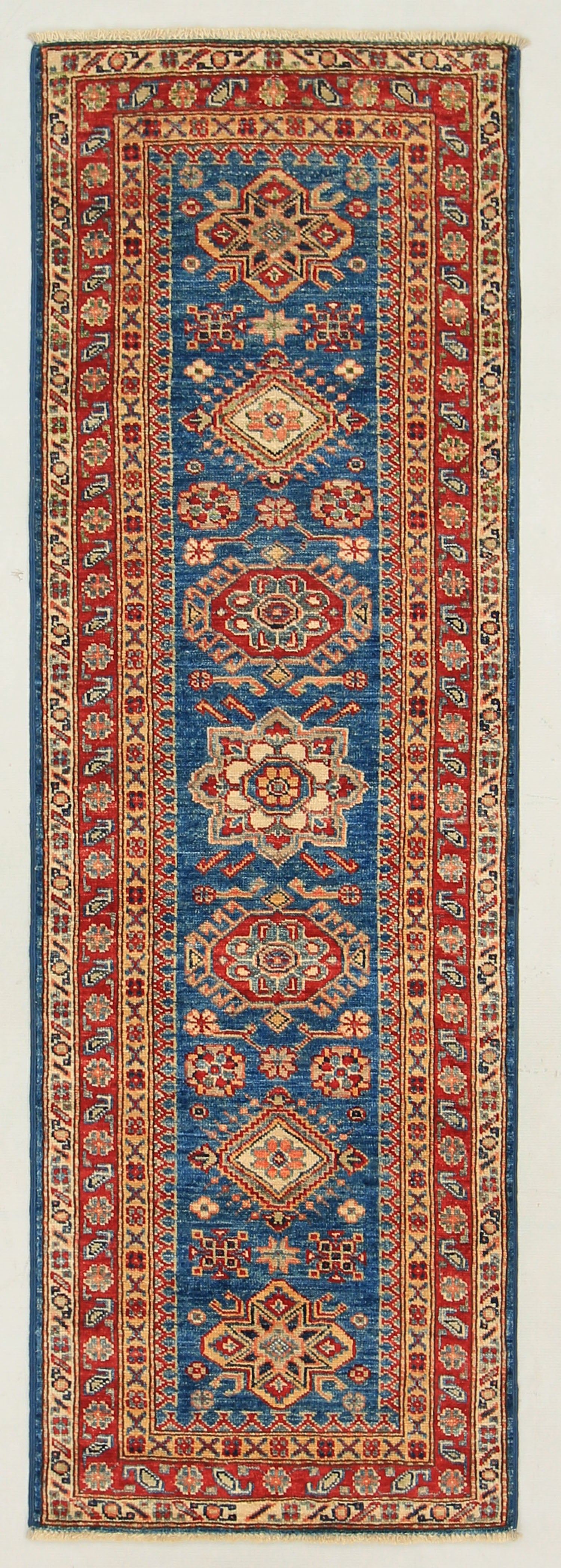 Supreme Kazak Blue Rug PC 54566 - 1.85m X 0.62m