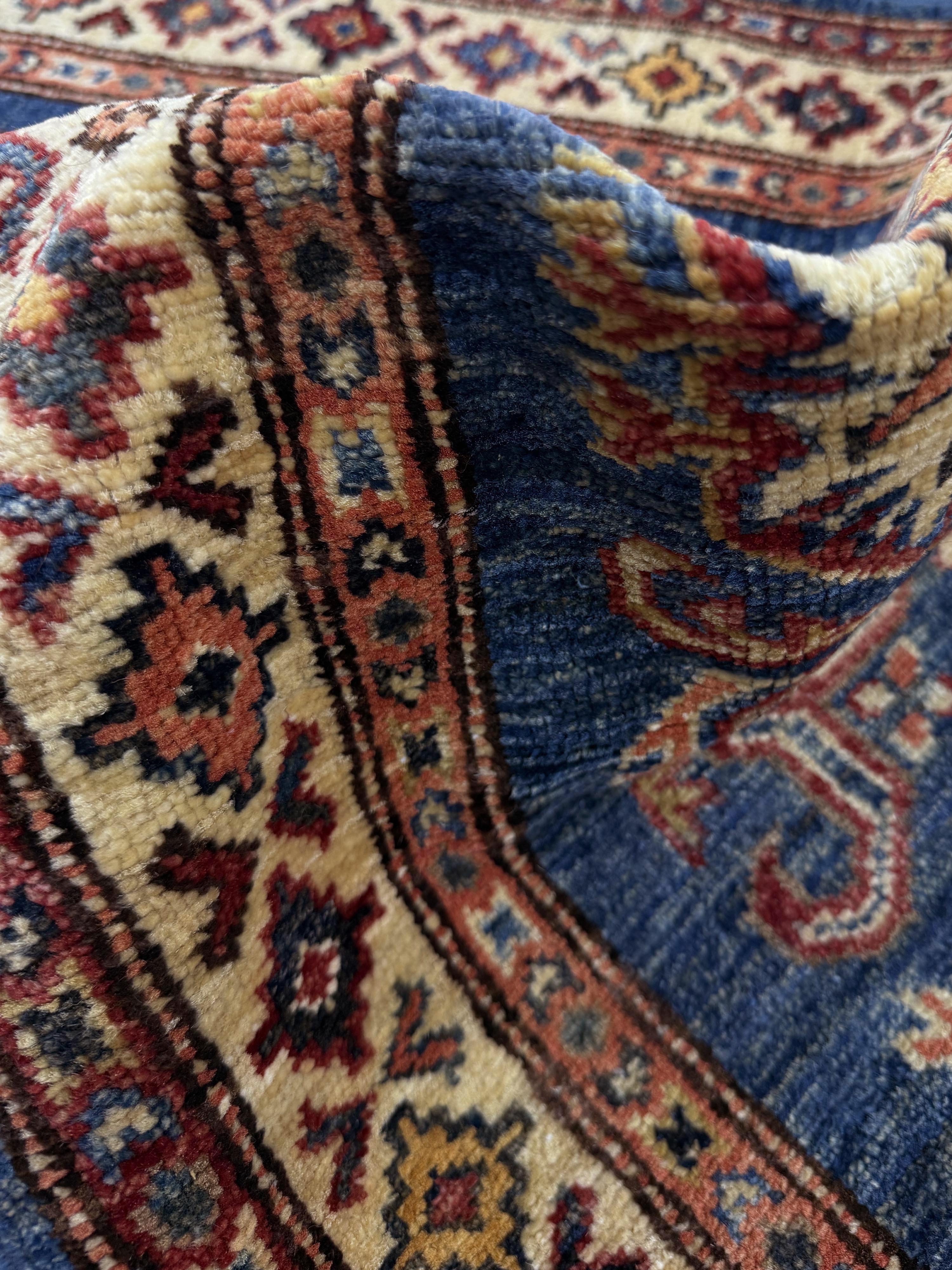 Supreme Kazak Blue Rug PC 57423 - 1.84m X 0.63m