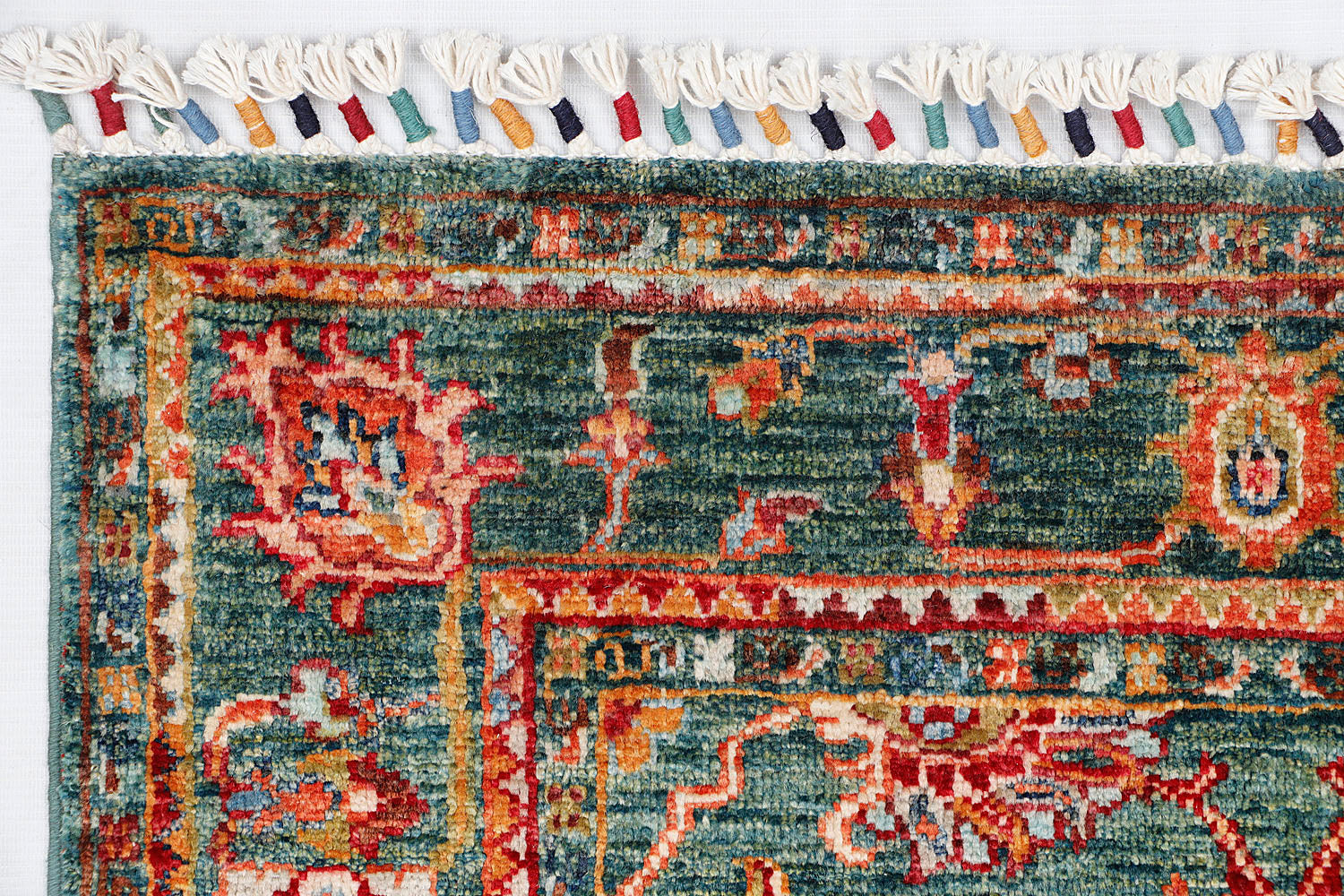 Sultani Green Rug PC 57708 - 2.97m X 0.83m
