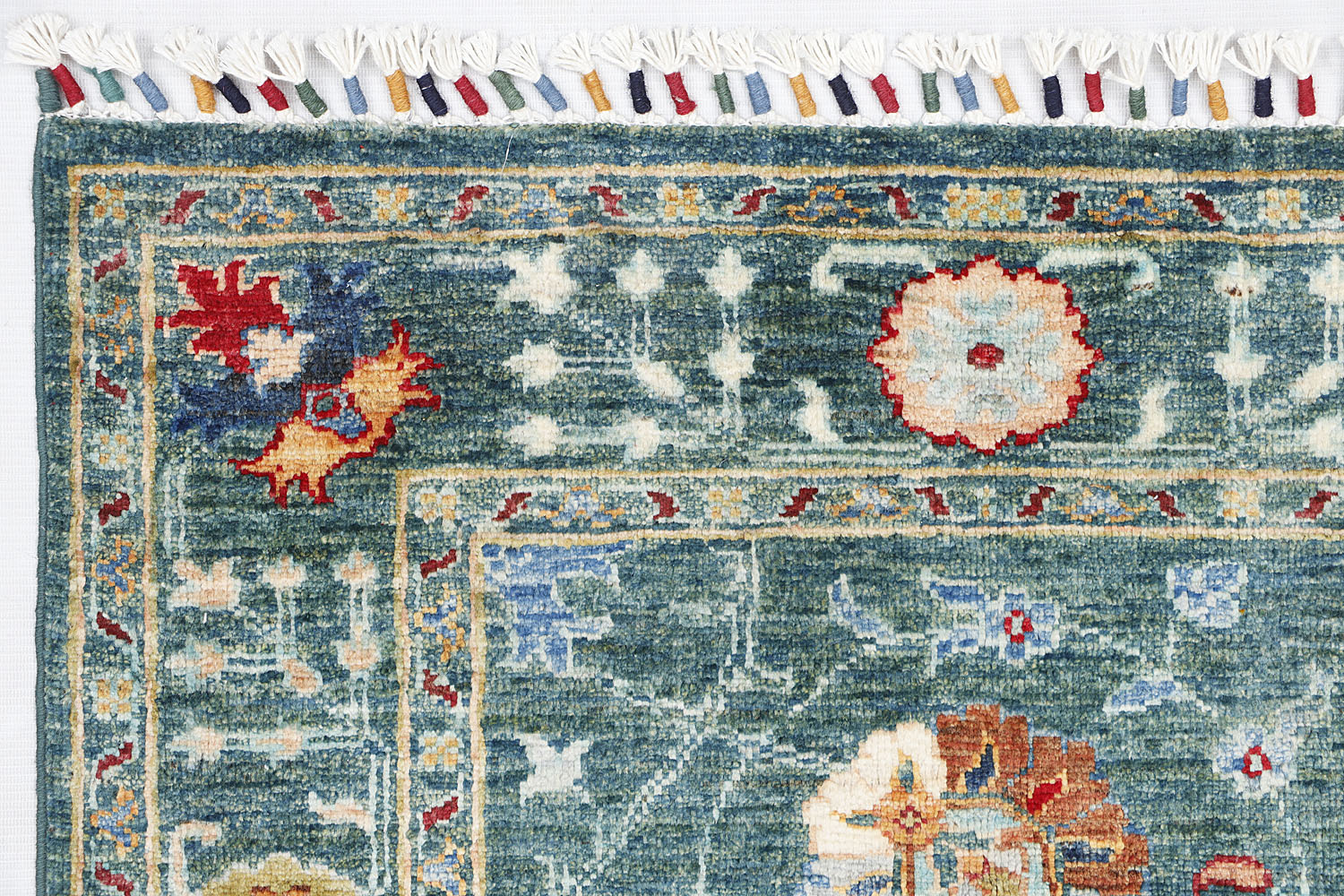 Sultani Green Rug PC 57711 - 2.49m X 0.83m