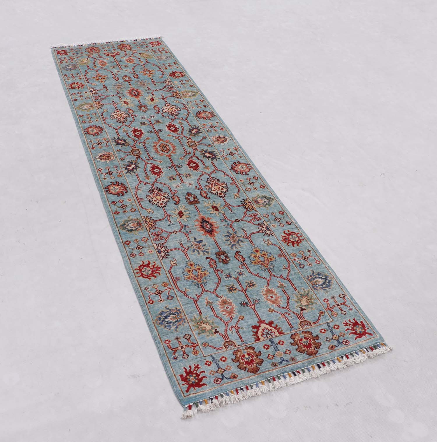 Sultani Aqua Rug PC 56781 - 2.43m X 0.69m