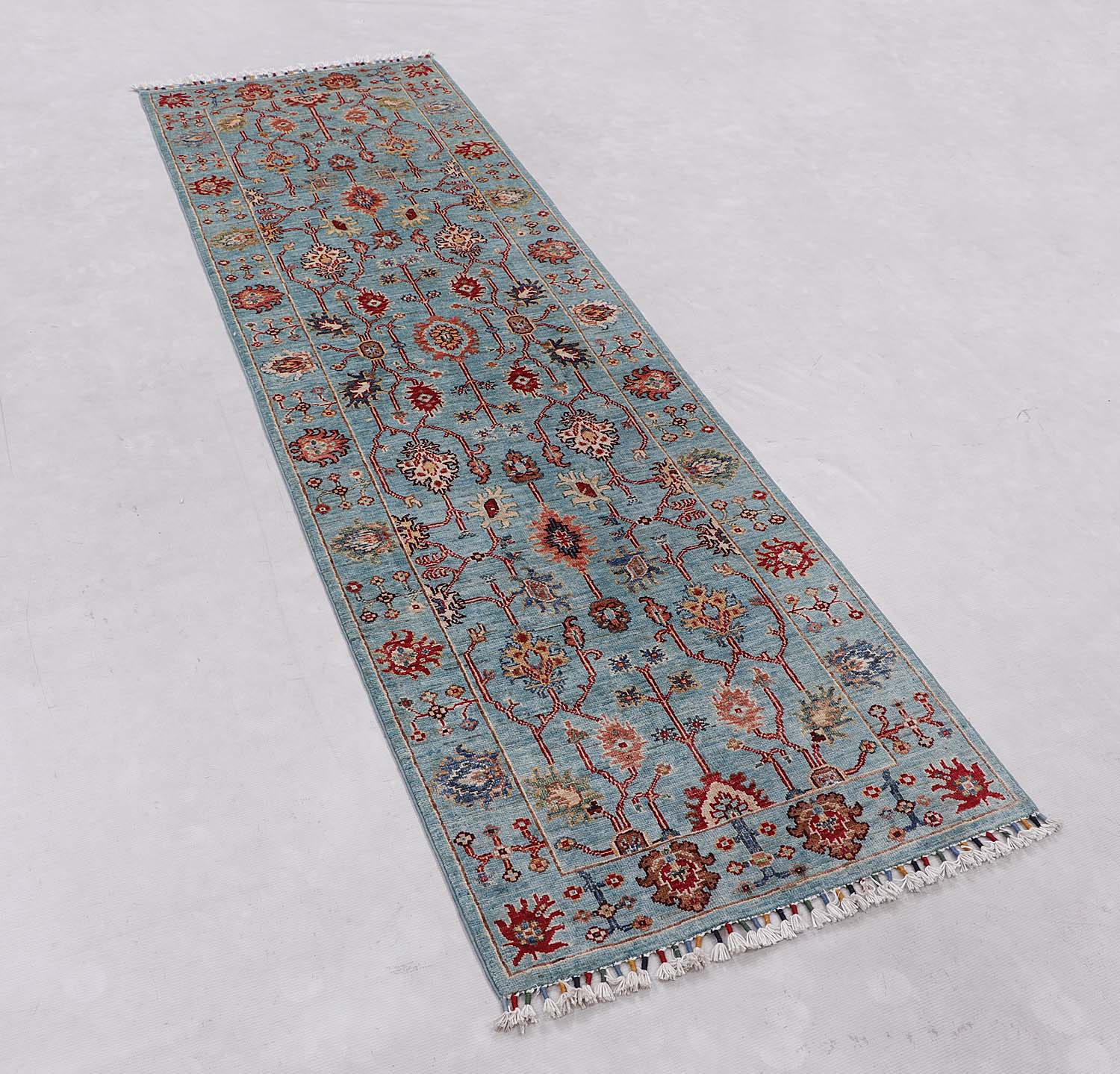 Sultani Aqua Rug PC 56782 - 2.43m X 0.73m
