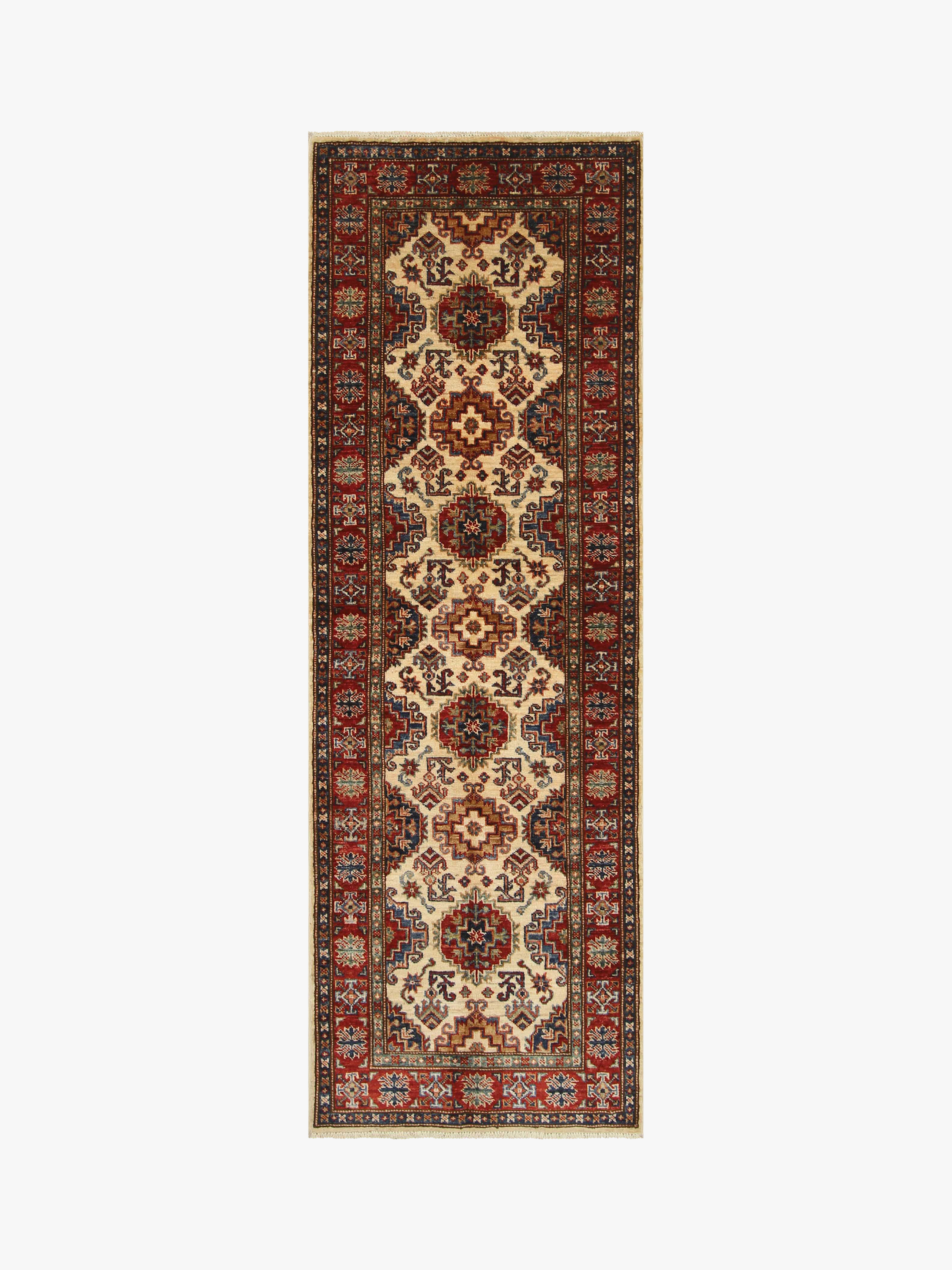 Supreme Kazak Beige Rug PC 53121 - 2.20m X 0.74m
