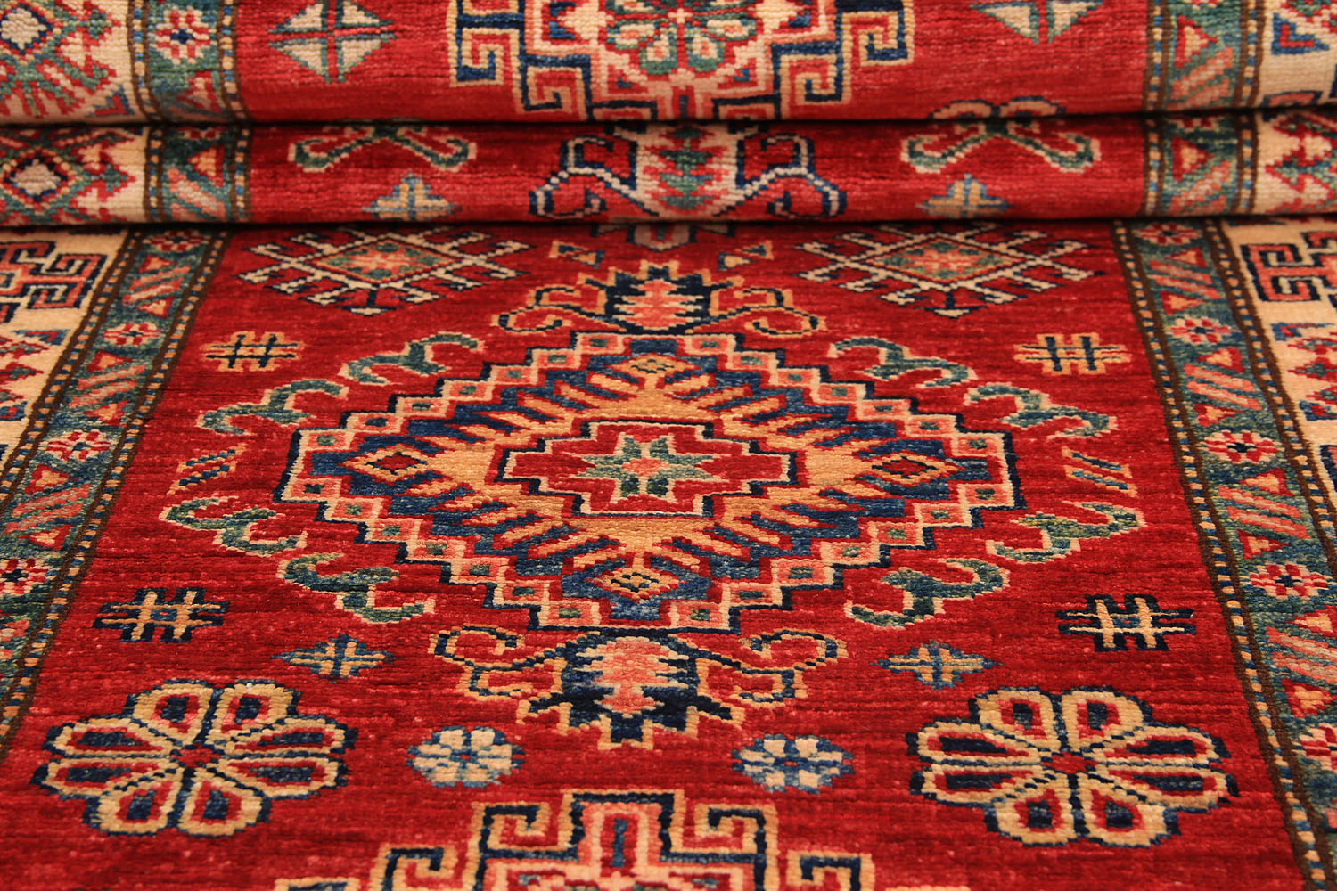 Supreme Kazak Red Rug PC 54586 - 2.96m X 0.83m