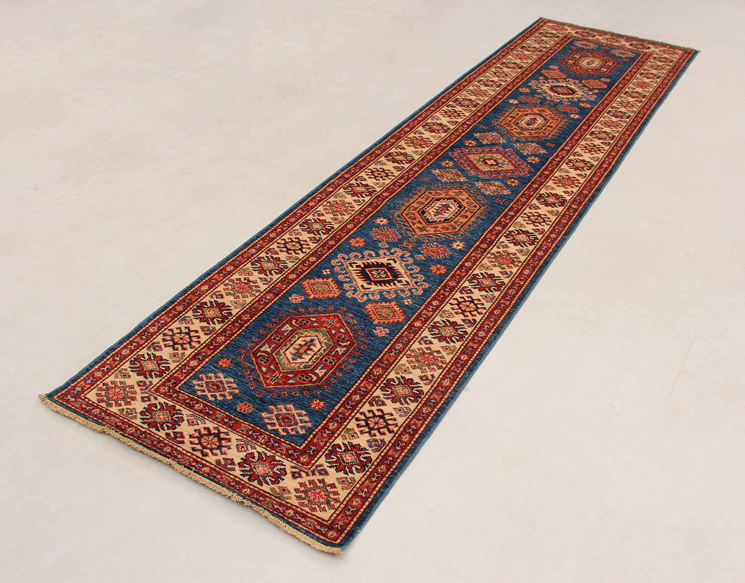 Supreme Kazak Blue Rug PC 54610 - 2.96m X 0.79m