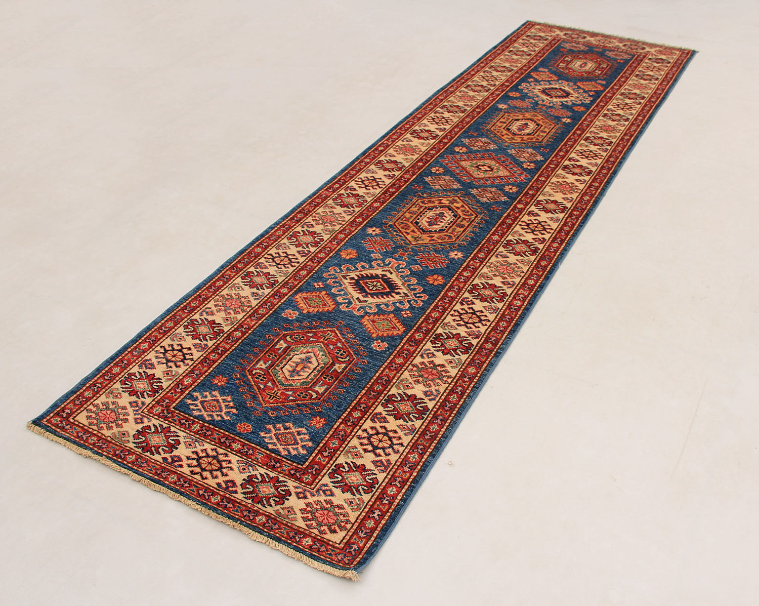 Supreme Kazak Blue Rug PC 54609 - 2.96m X 0.83m