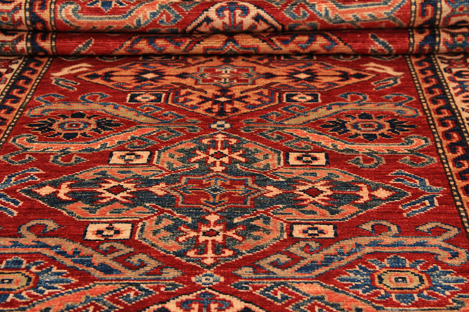 Supreme Kazak Red Rug PC 54605 - 2.96m X 0.83m