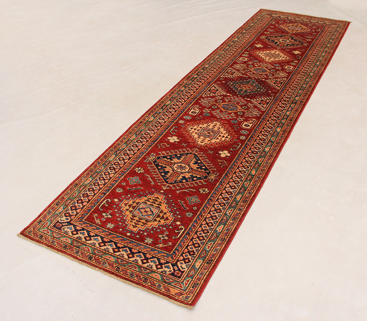 Supreme Kazak Red Rug PC 54602 - 2.92m X 0.83m