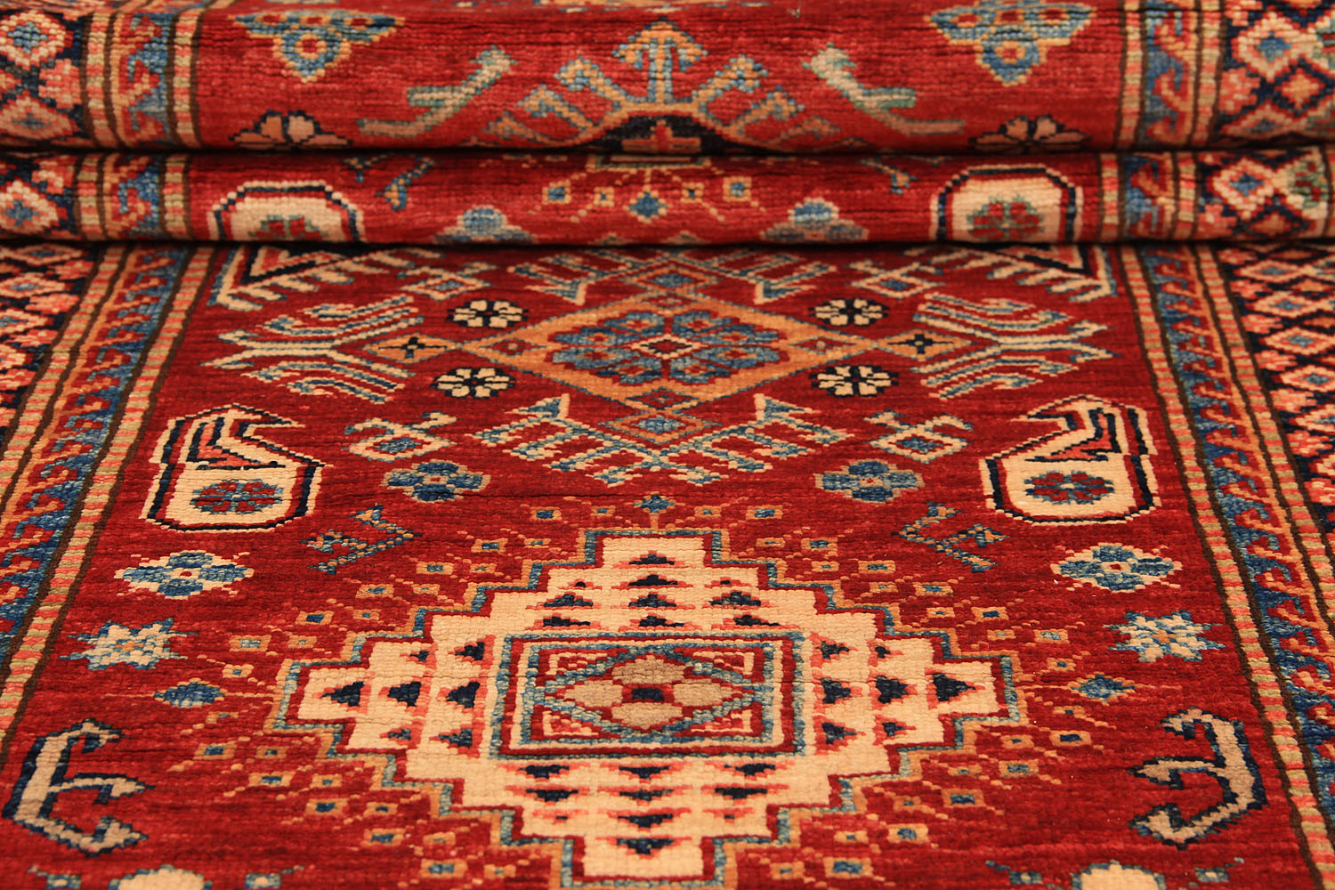 Supreme Kazak Red Rug PC 54602 - 2.92m X 0.83m