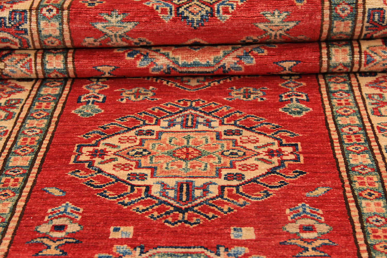 Supreme Kazak Red Rug PC 54598 - 2.96m X 0.84m