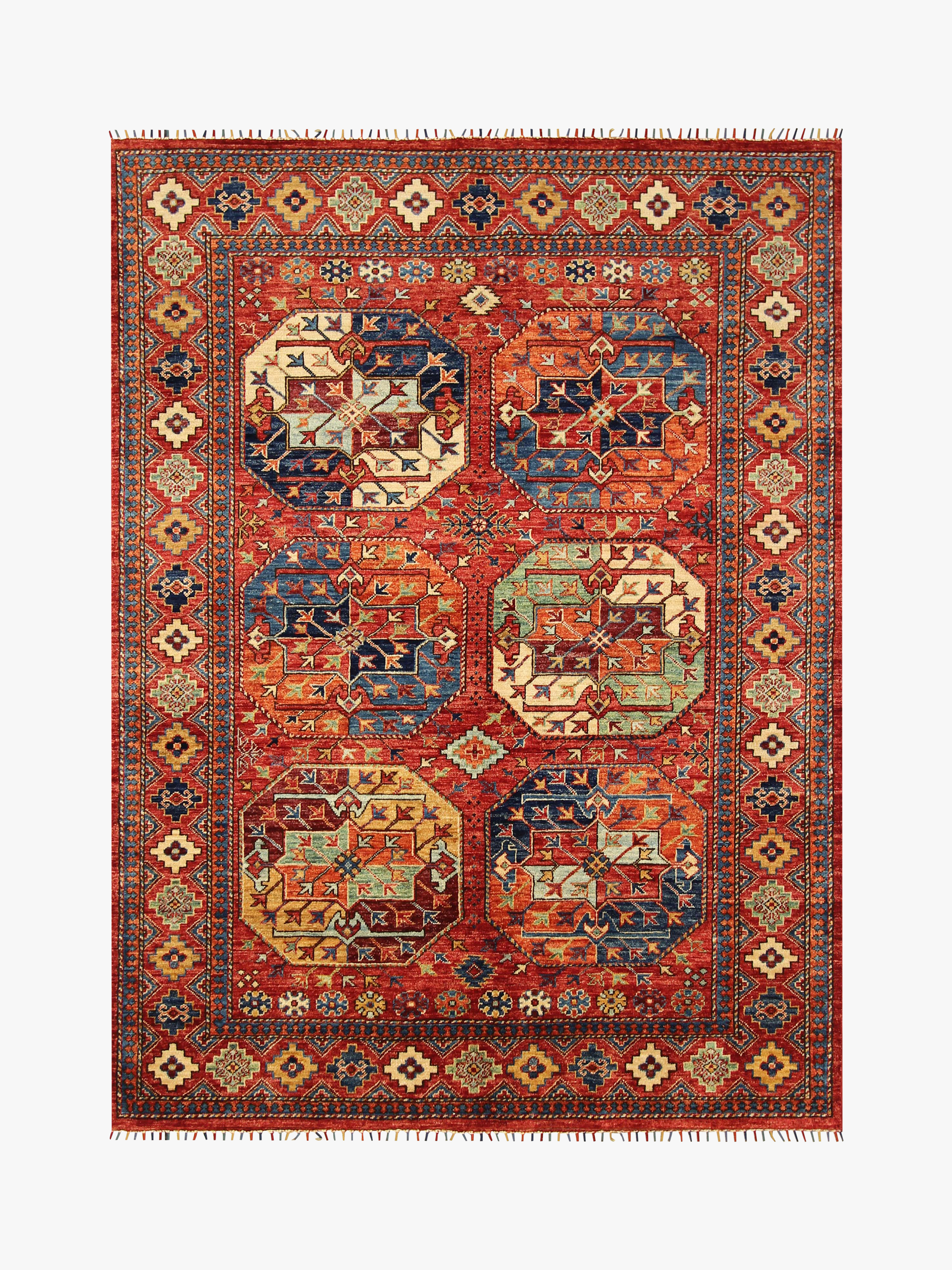 Ersari Red Rug PC 54746 - 2.06m X 1.48m