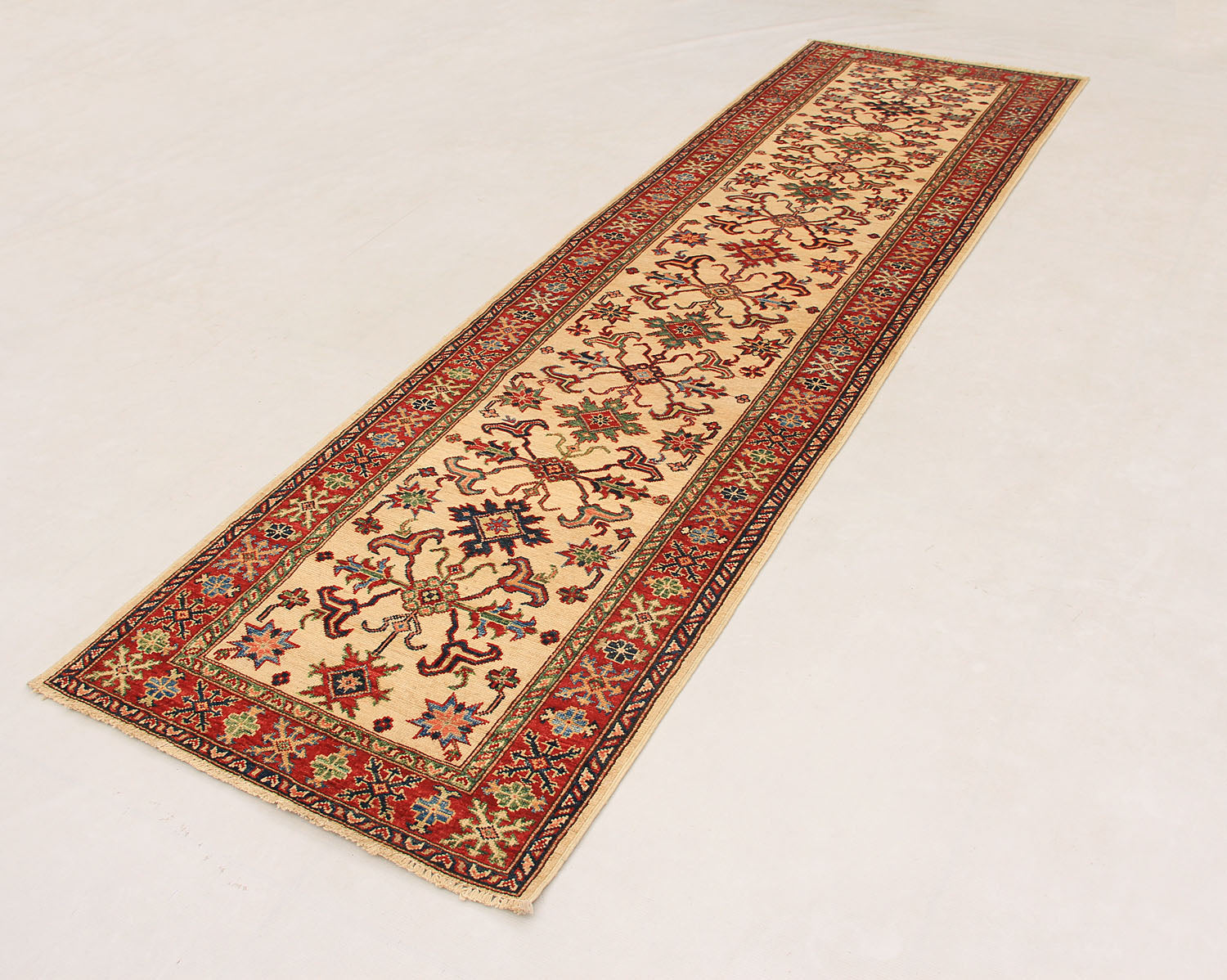 Supreme Kazak Ivory Rug PC 54584 - 2.94m X 0.83m