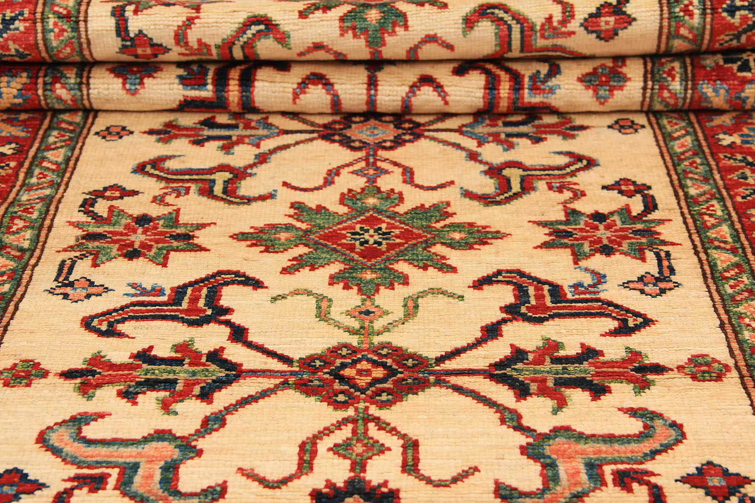 Supreme Kazak Ivory Rug PC 54584 - 2.94m X 0.83m