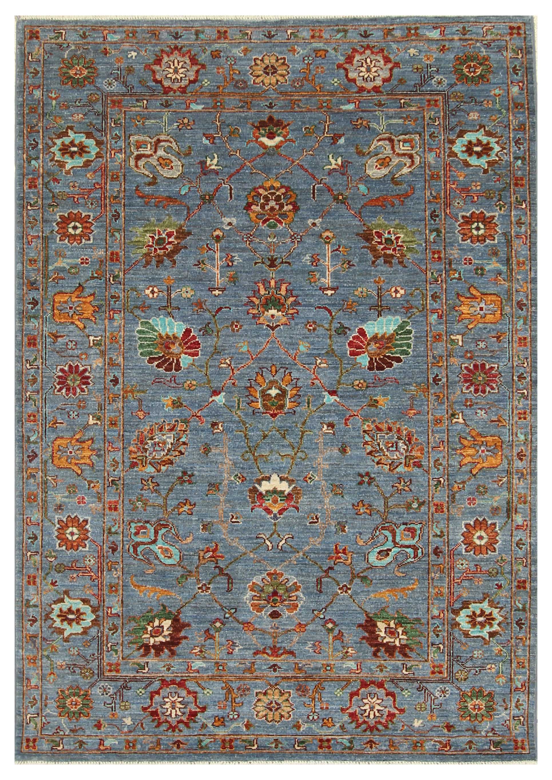 Sultani Blue Rug PC 55849 - 1.85m X 1.25m
